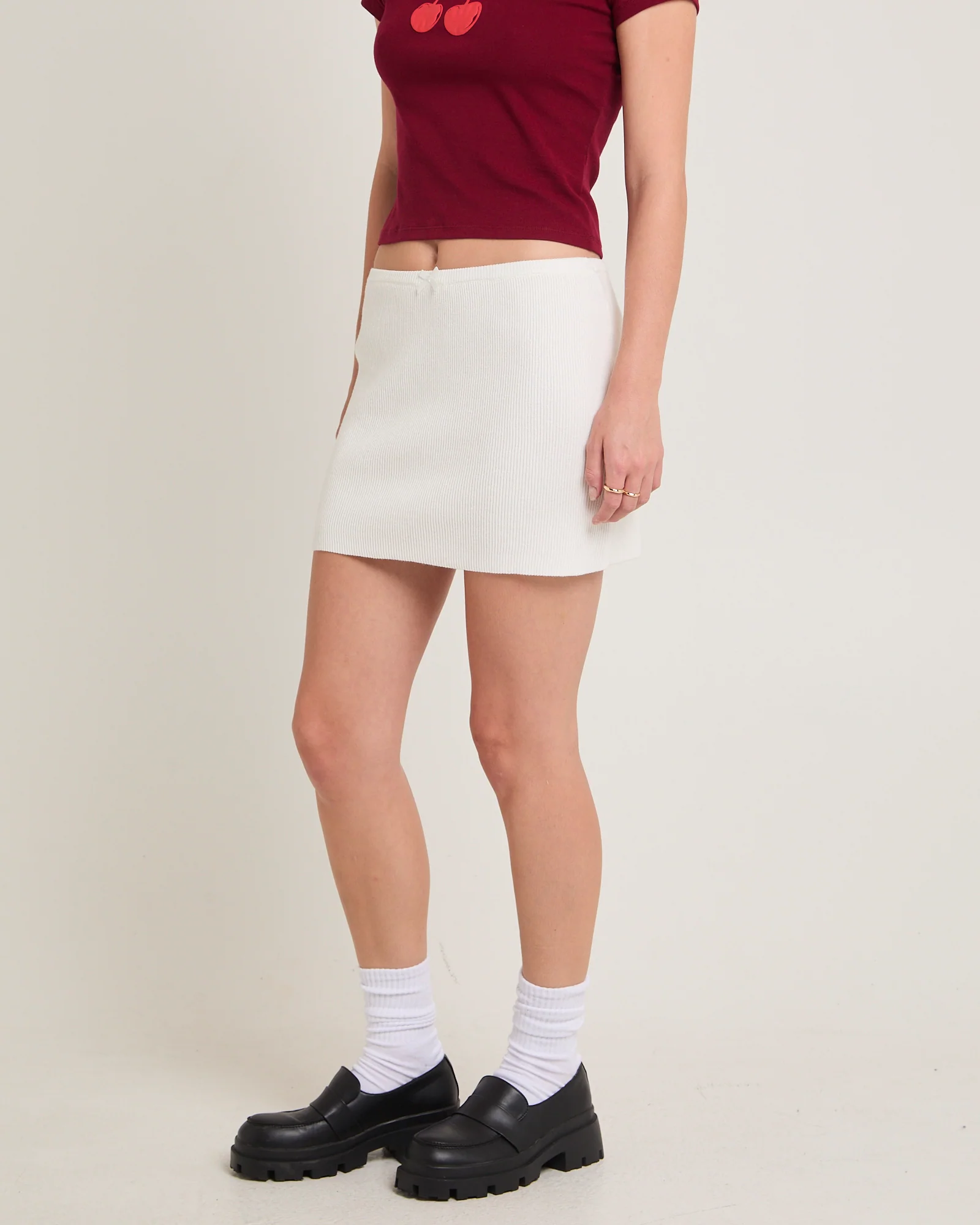 Avalon Knit Mini Skirt - Image 4
