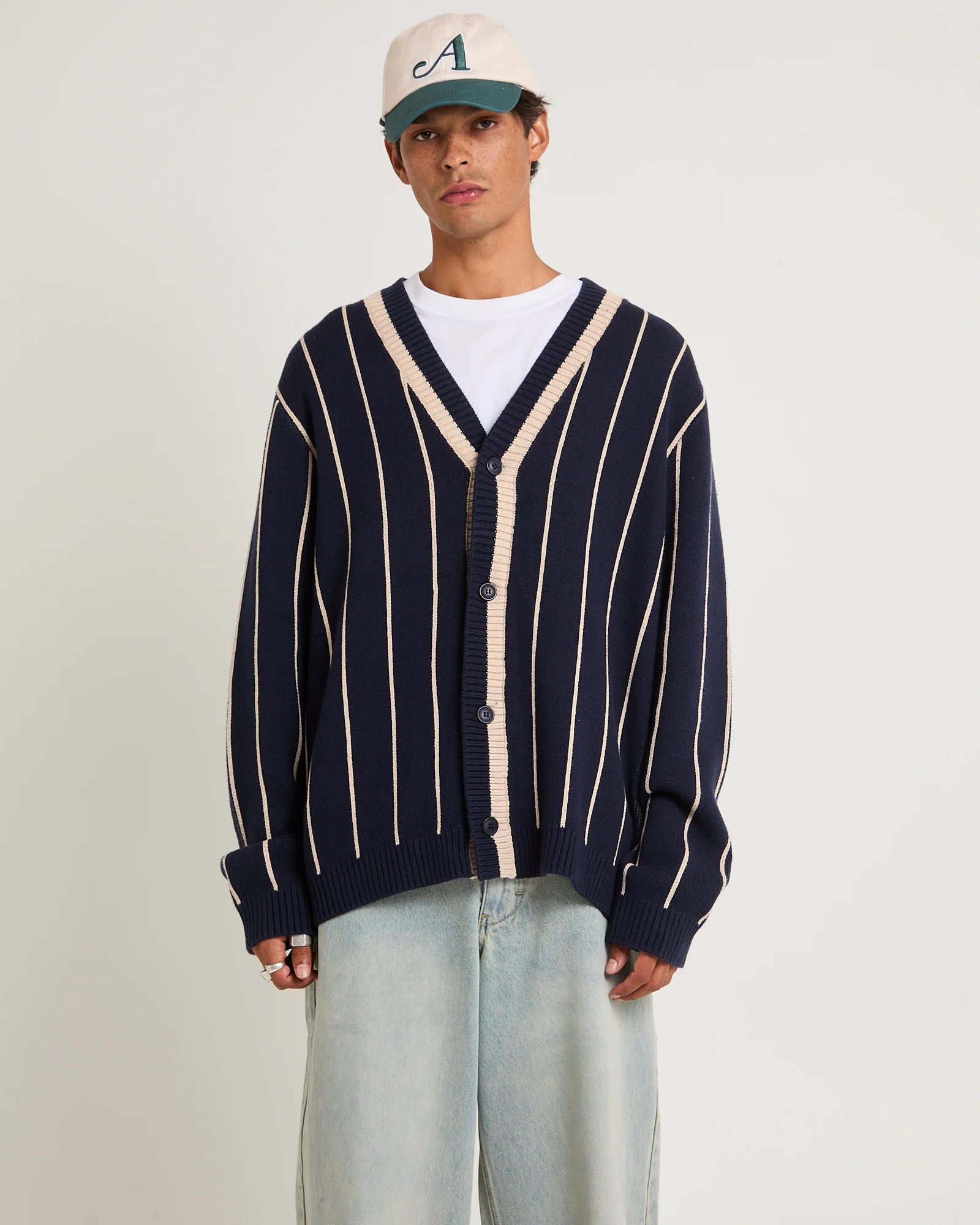 Avenue Stripe Cardigan - Image 3