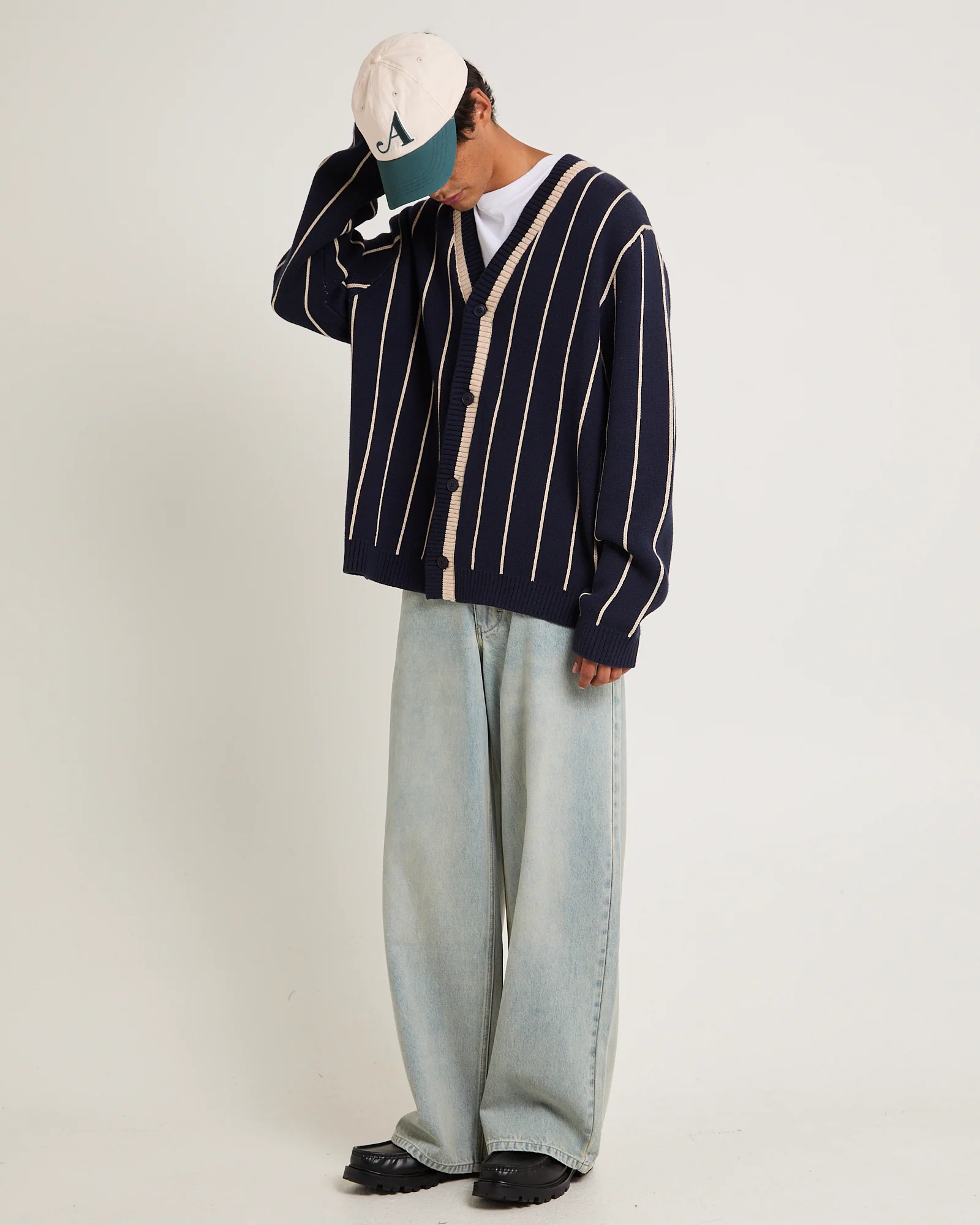 Avenue Stripe Cardigan - Image 6