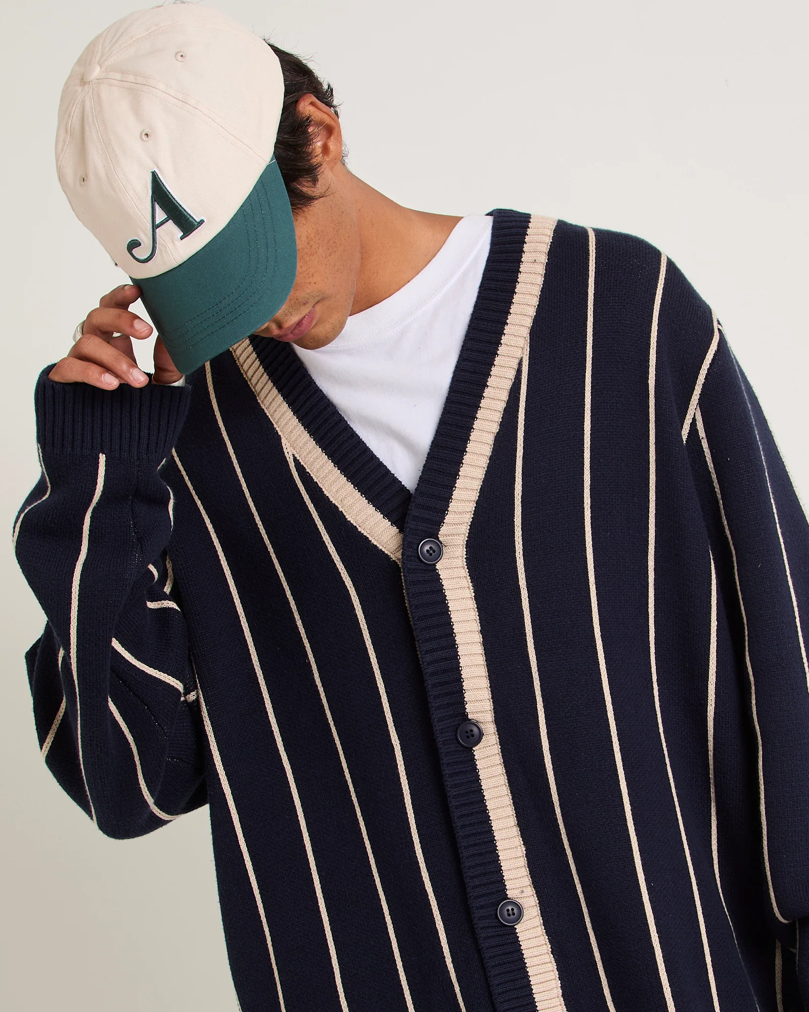 Avenue Stripe Cardigan - Image 7