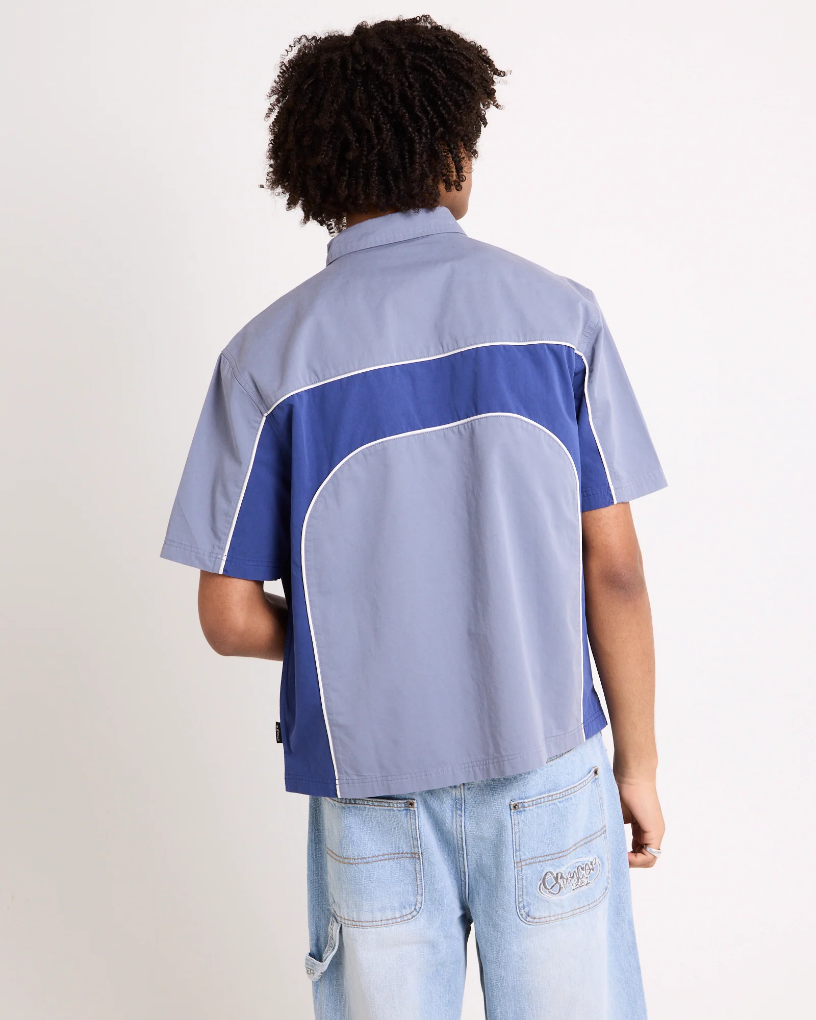 Axel Panelled Short Sleeve Shirt - Image 2