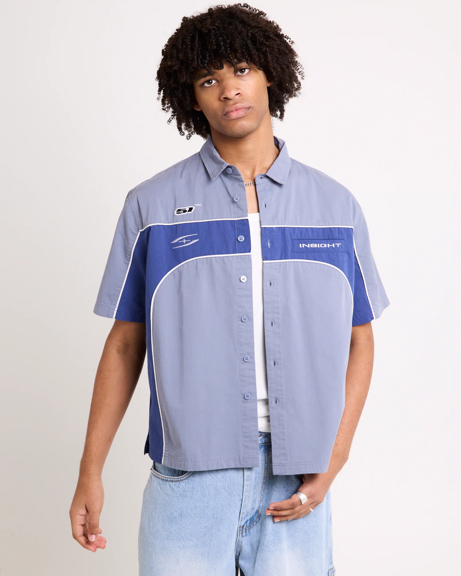 Axel Panelled Short Sleeve Shirt - Image 5