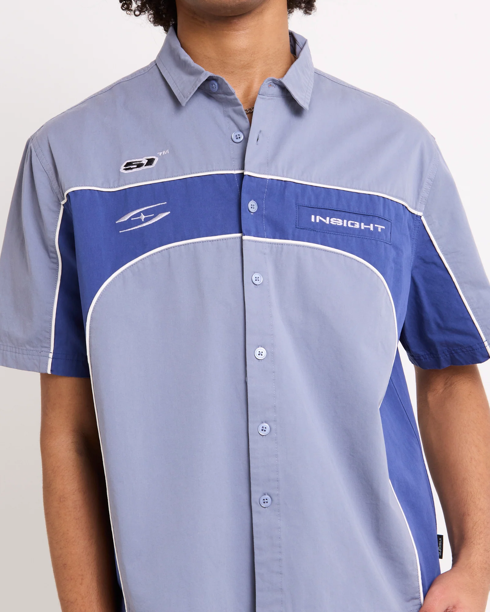 Axel Panelled Short Sleeve Shirt - Image 6