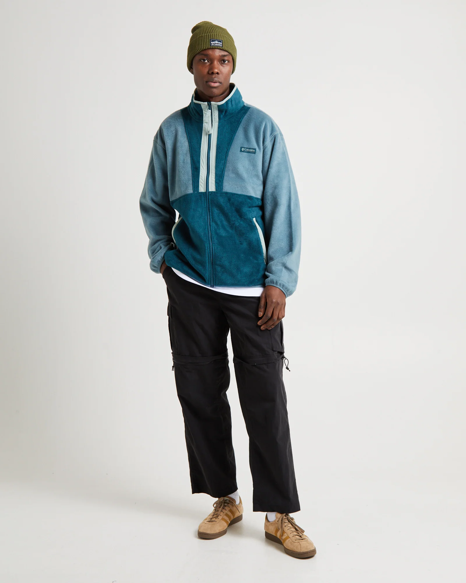 Back Bowl Full Zip Fleece Jacket Metal Night Wave - Image 3