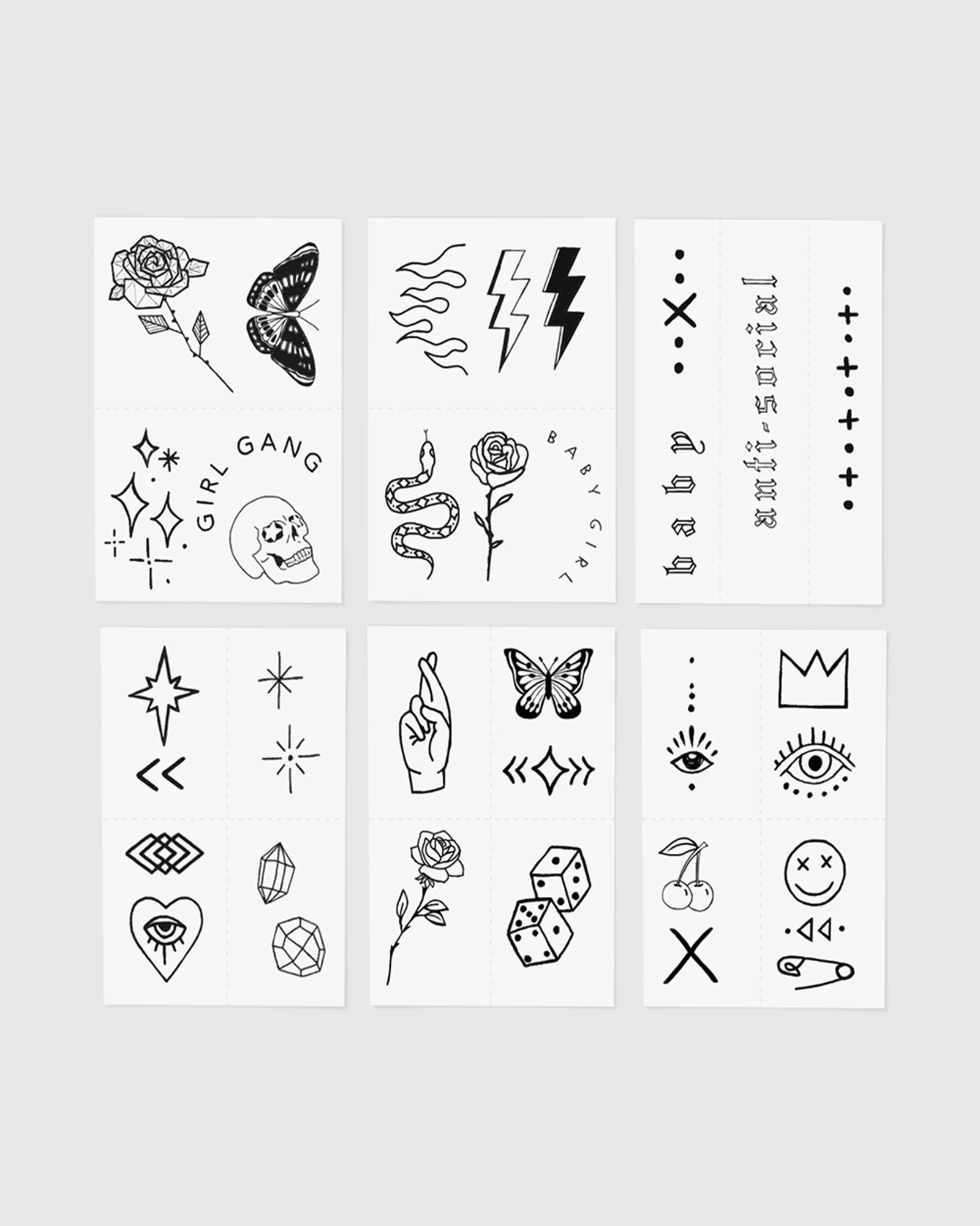 Bad Babe Temporary Tattoo Pack - Image 2