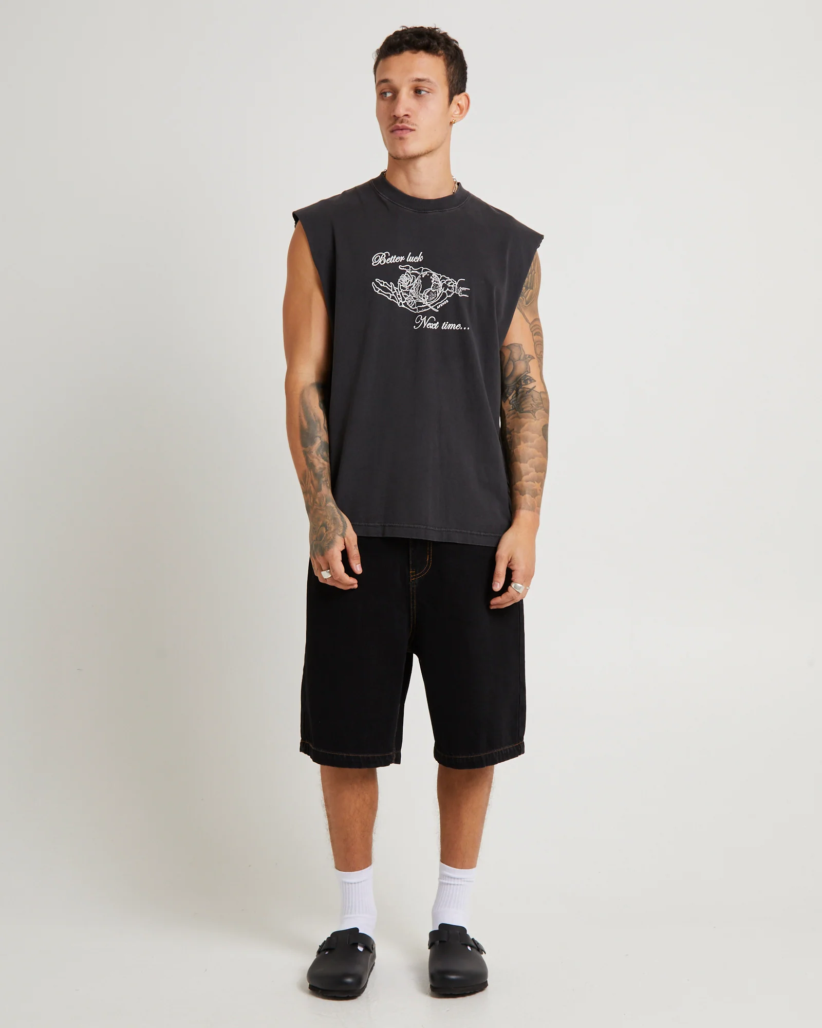 Bad Luck Sleeveless T-Shirt - Image 4