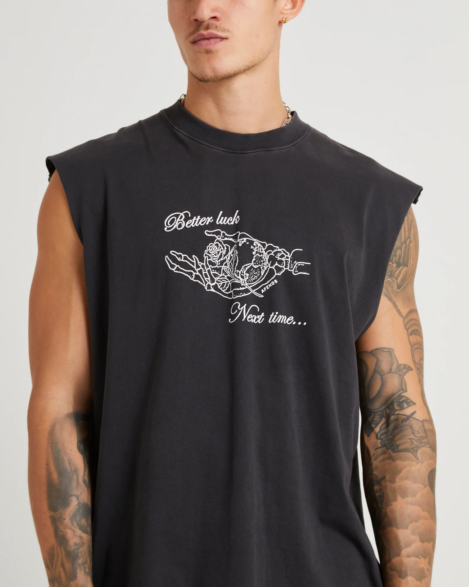 Bad Luck Sleeveless T-Shirt - Image 6