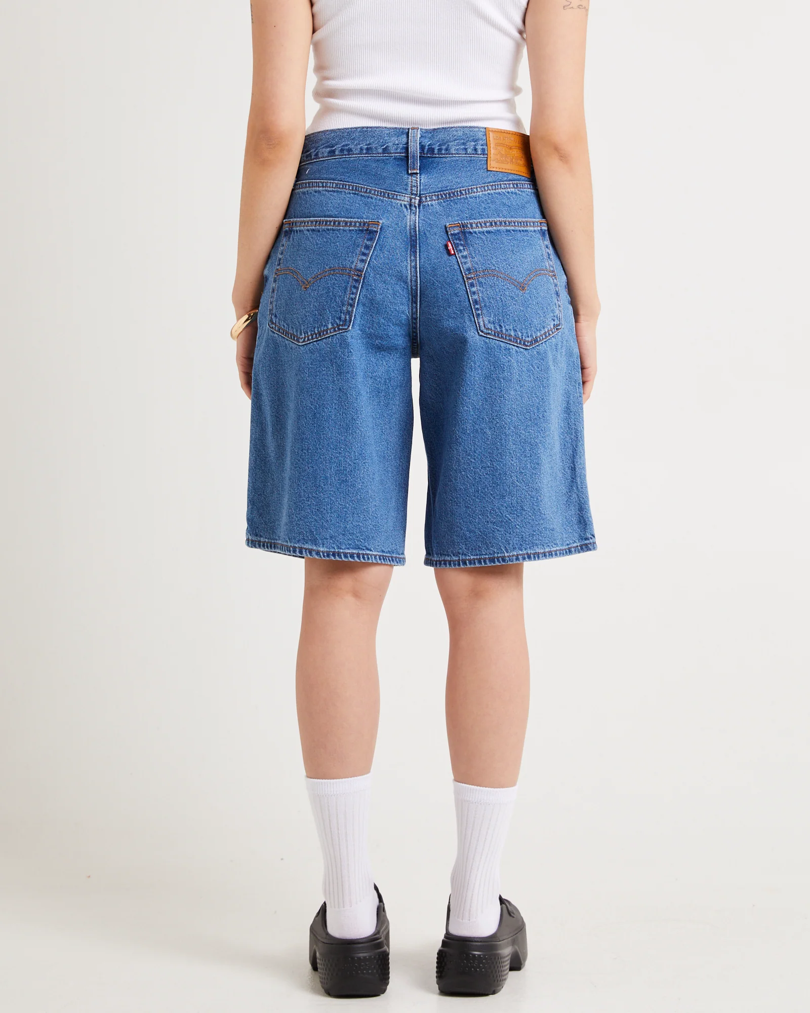 Baggy Dad Denim Jorts - Image 2