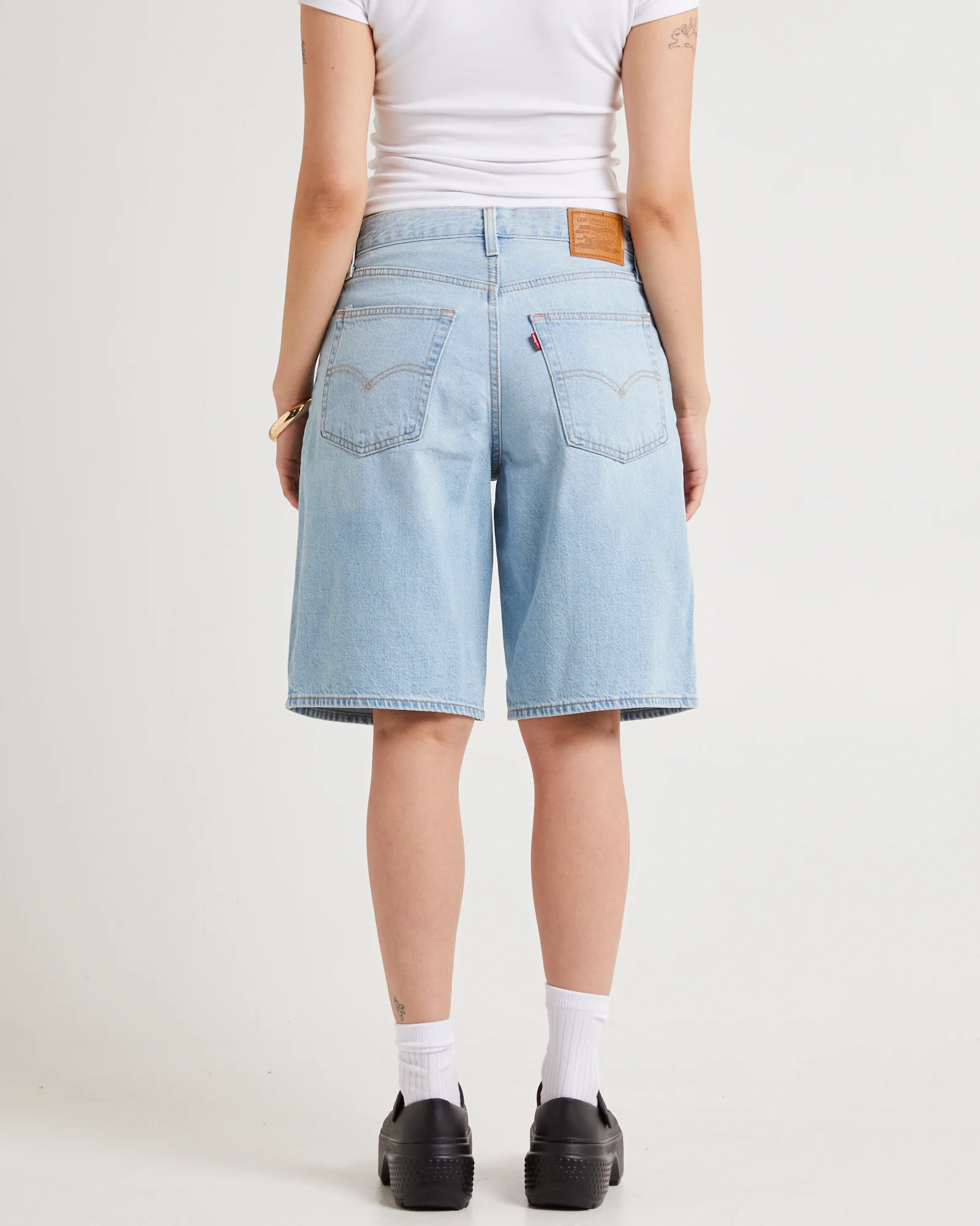 Baggy Dad Denim Jorts - Image 2