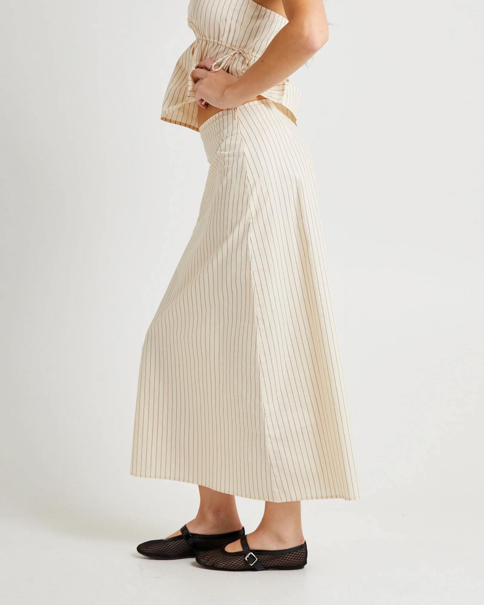 Bailey Stripe Maxi Skirt - Image 3