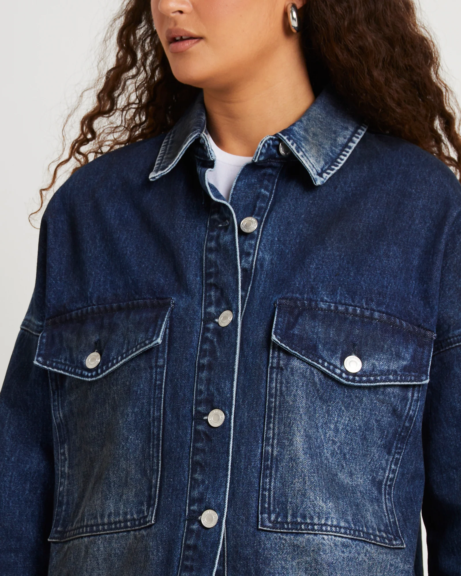 Baker Denim Over Shirt - Image 5
