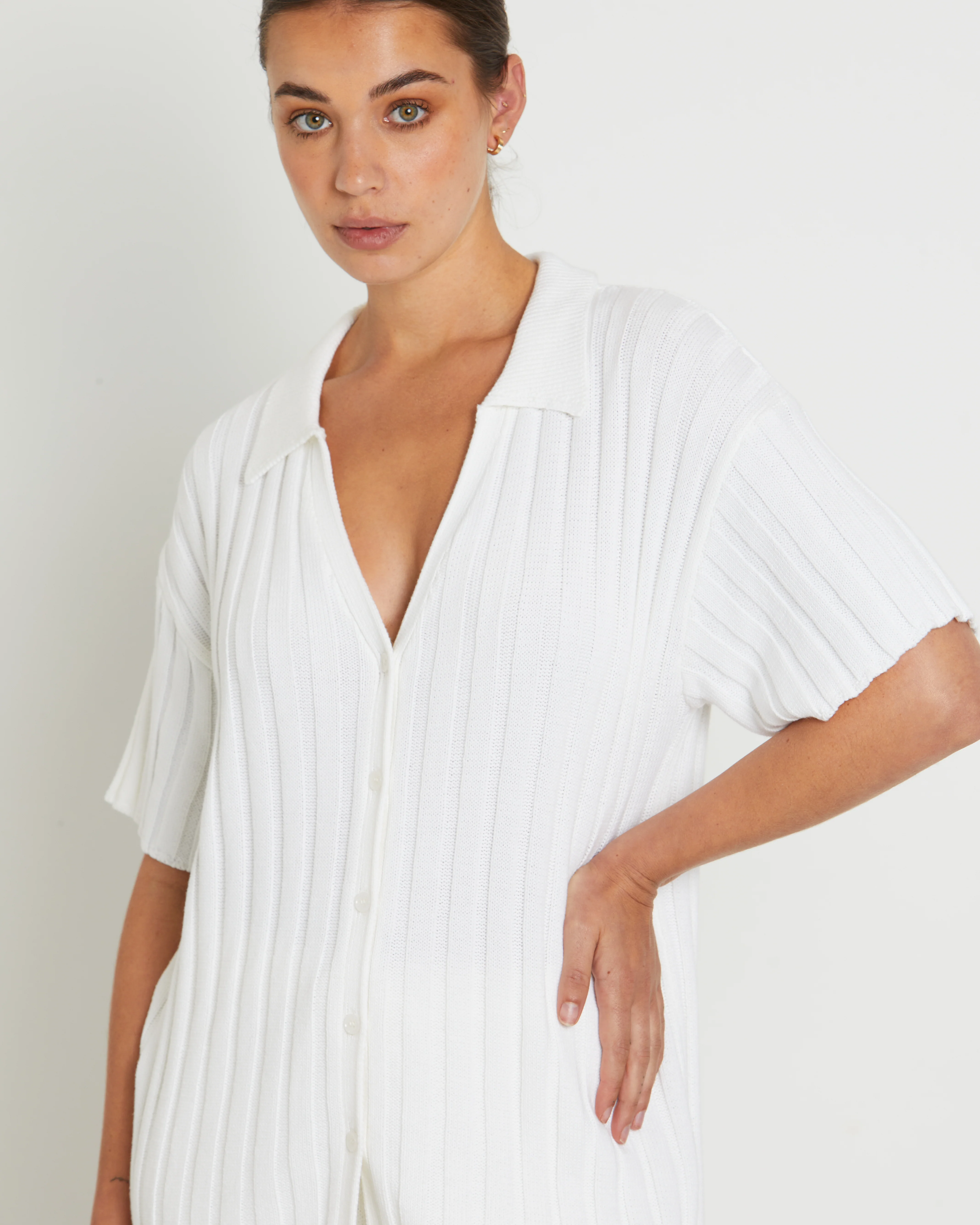 Bambi Button Short Sleeve Top - Image 5