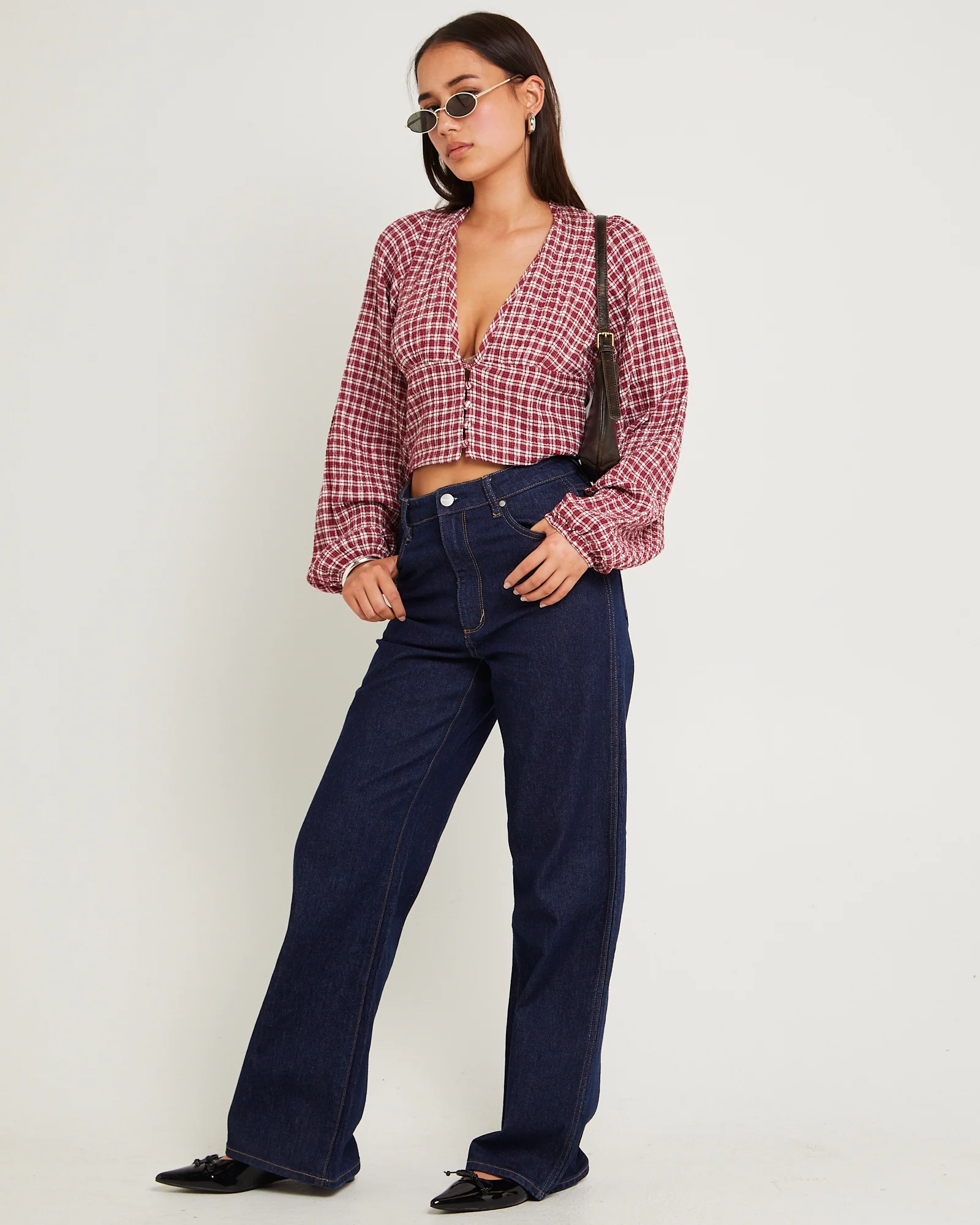 Base Seersucker Long Sleeve Top - Image 4