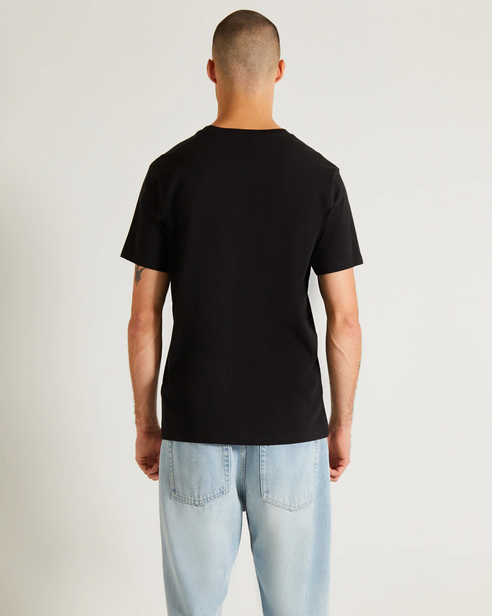 Basic Crew Neck Short Sleeve T-Shirt - Image 2