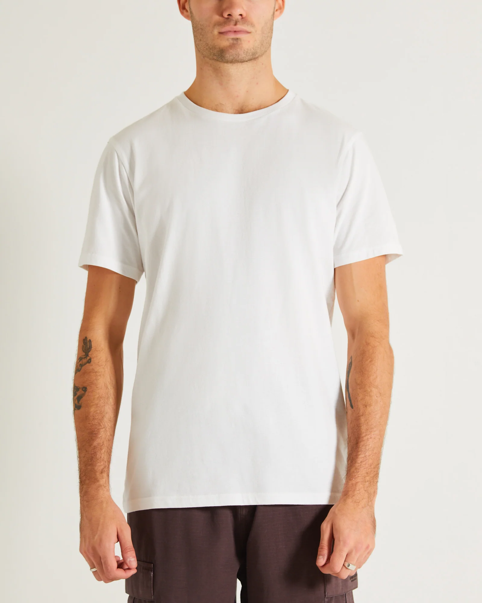 Basic Crew Neck Short Sleeve T-Shirt - Image 5