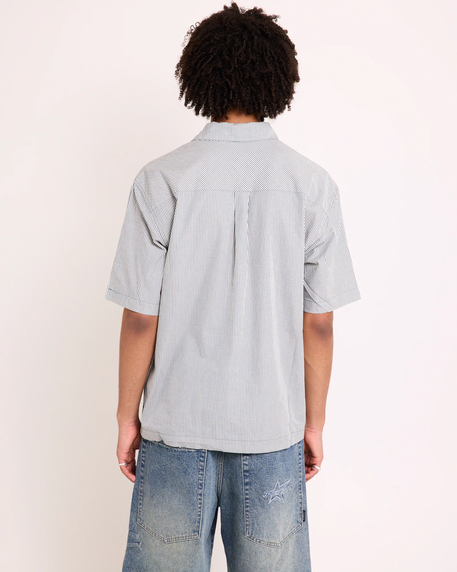 Bats Striped Short Sleeve Shirt - Image 4