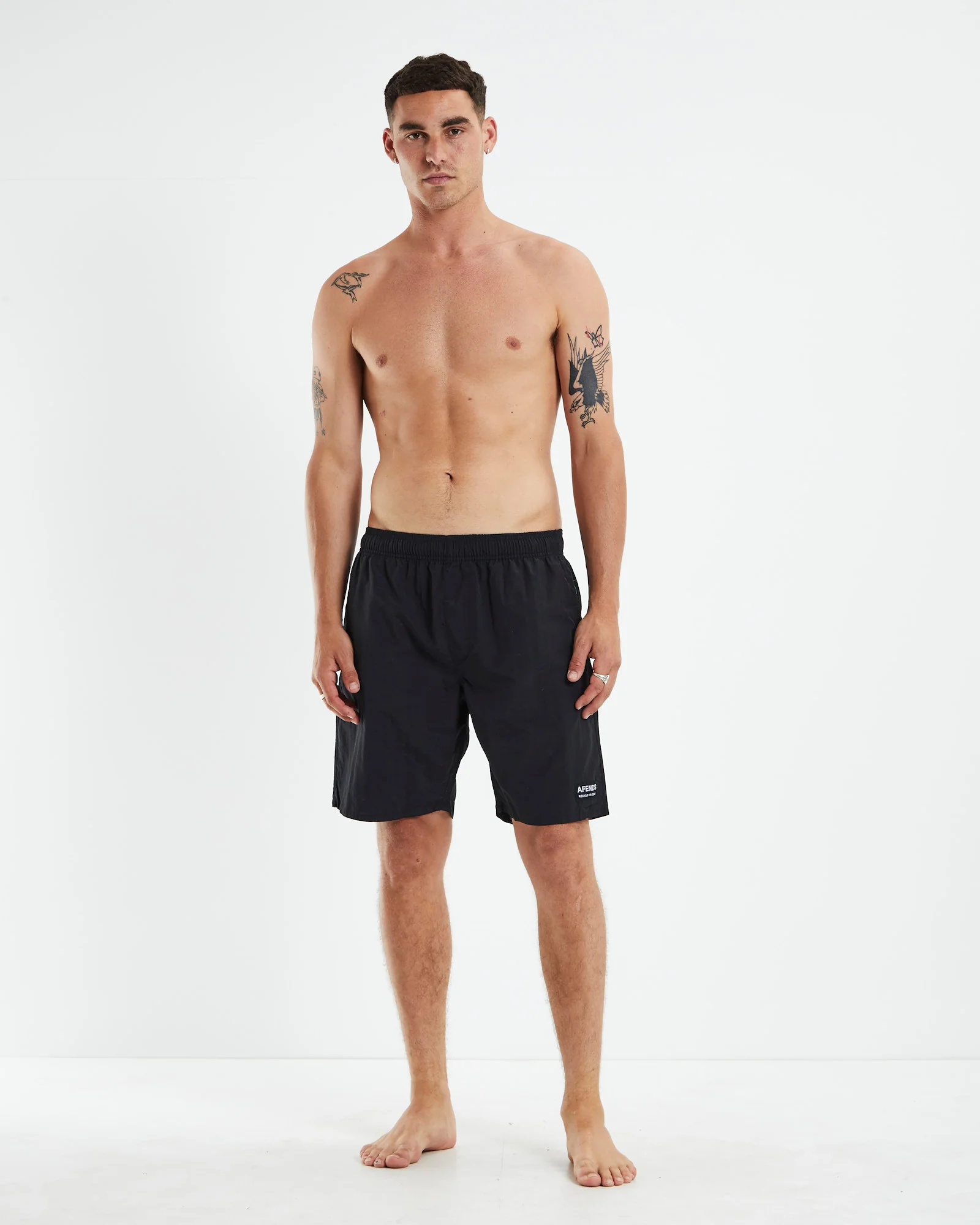 Baywatch 18" Vortex Boardshorts Black - Image 3