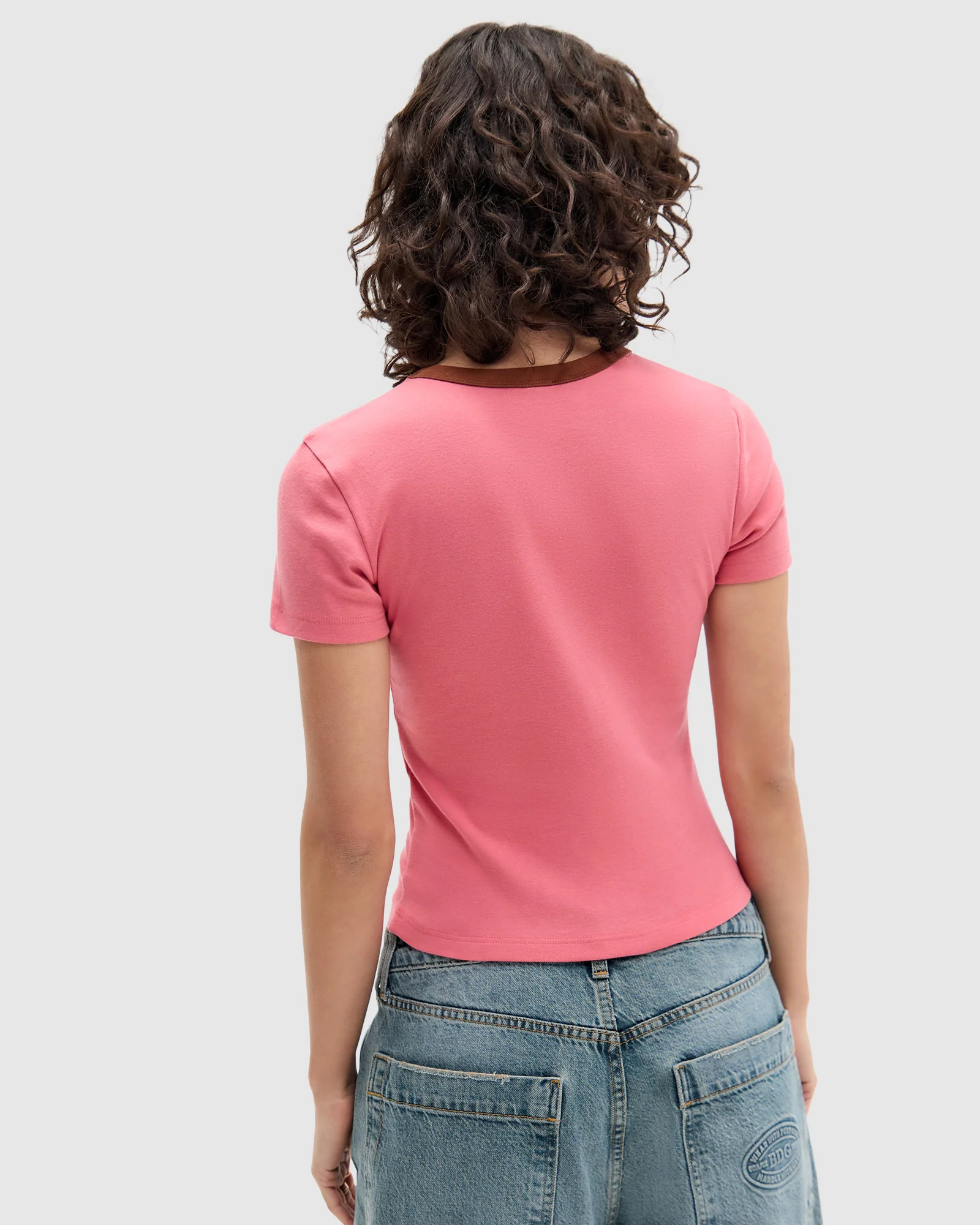 BDG Cherry Pop Ringer Baby T-Shirt - Image 2