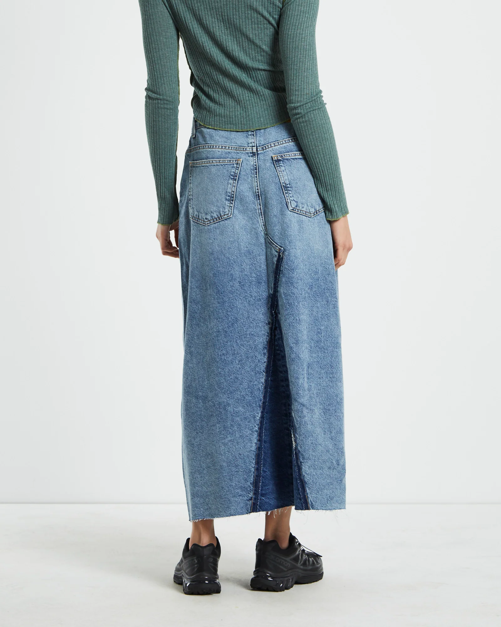 BDG Denim Midi Skirt in - Image 3