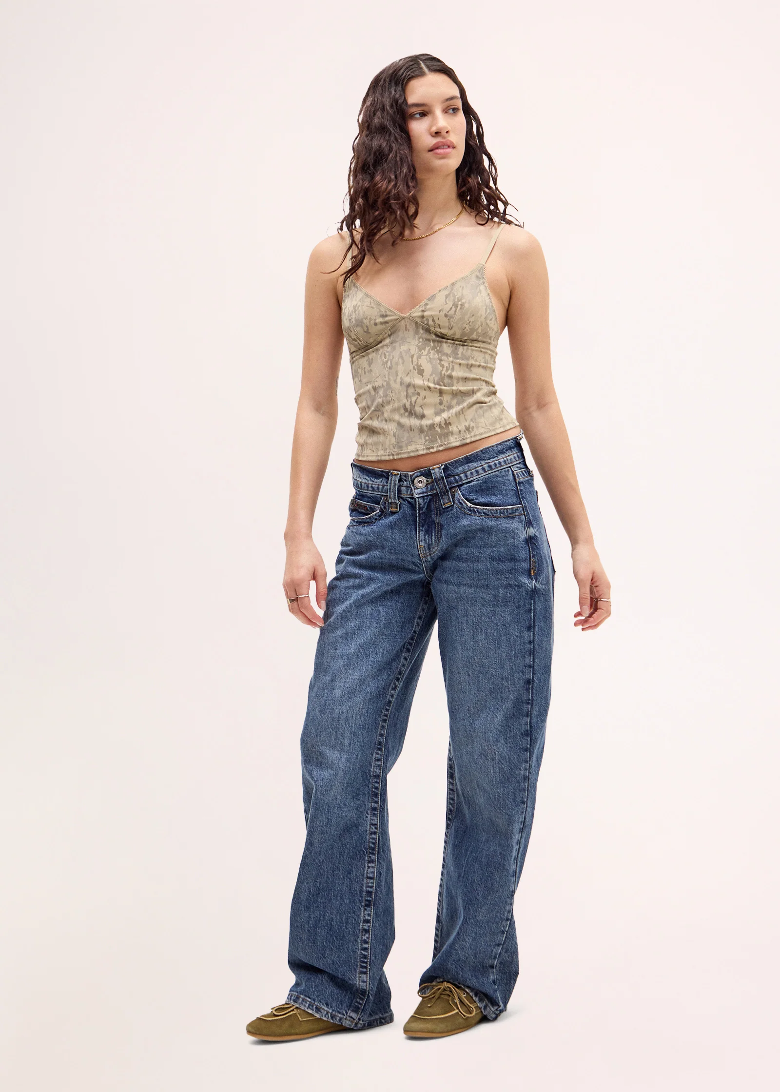 BDG Je T'aime Camo Print Cami Top - Image 4