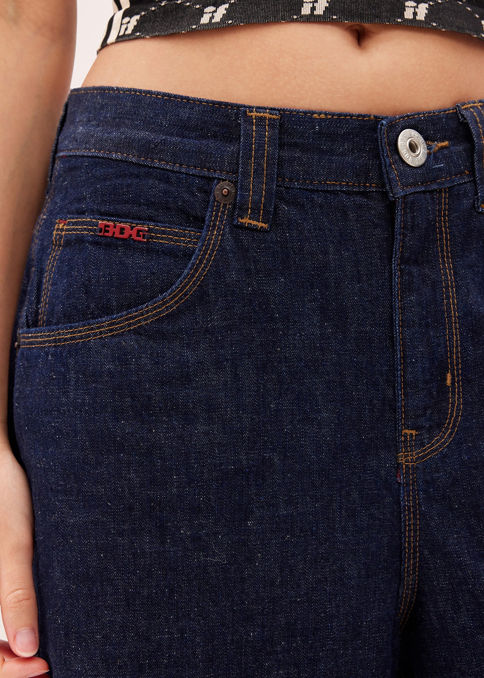 BDG Astrid Longline Denim Jorts - Image 4