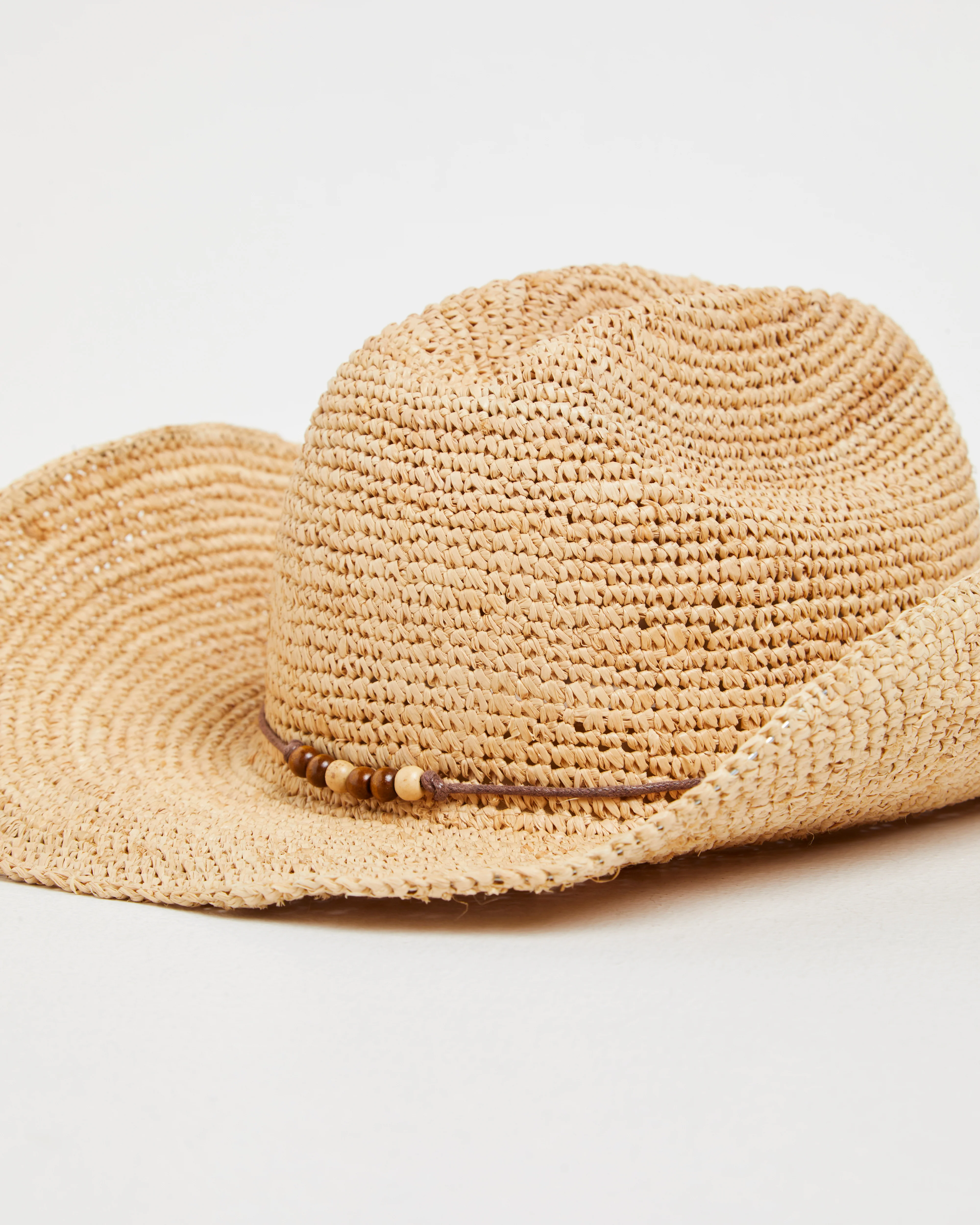 Beach Side Rafia Cowboy Hat - Image 6