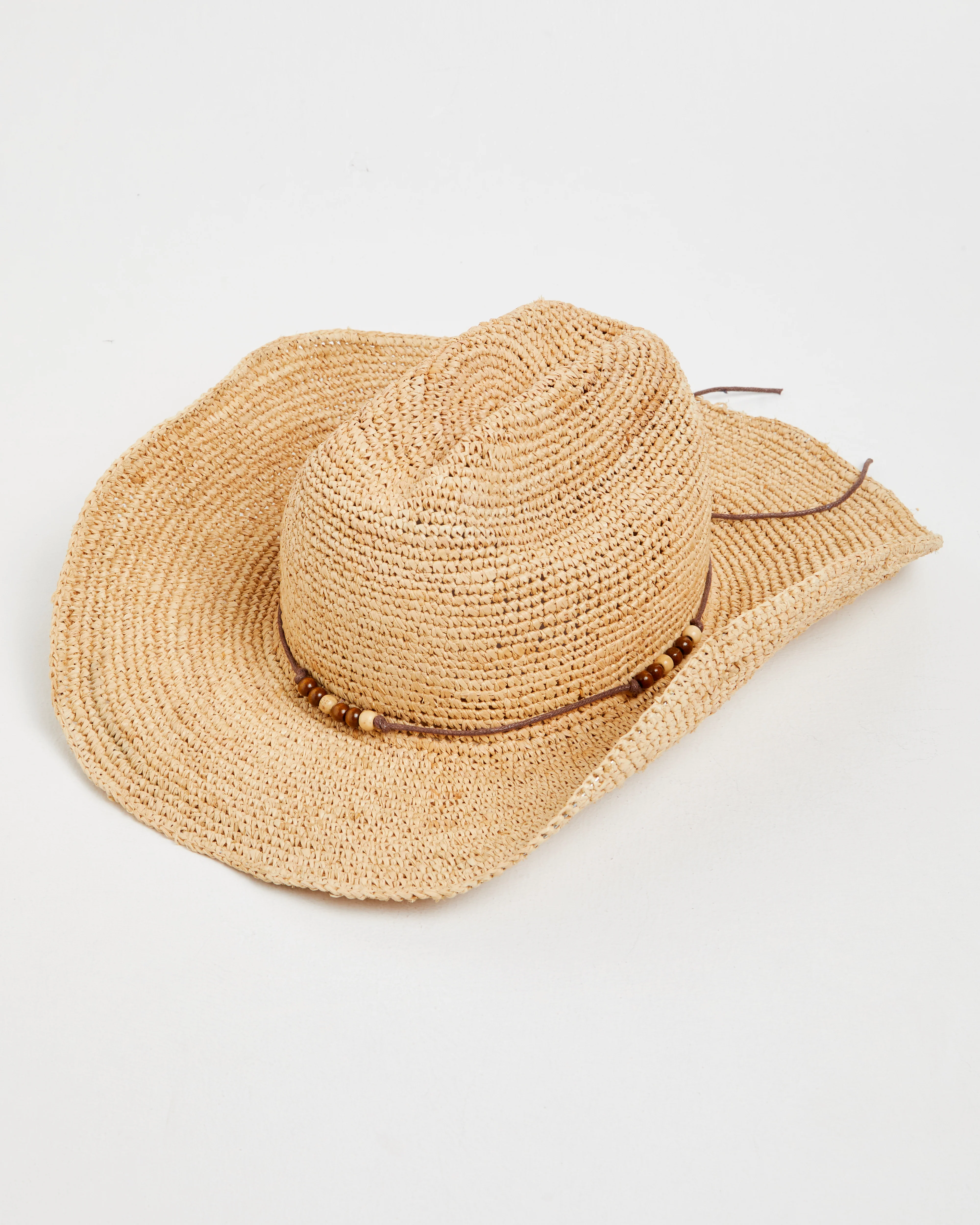 Beach Side Rafia Cowboy Hat - Image 7