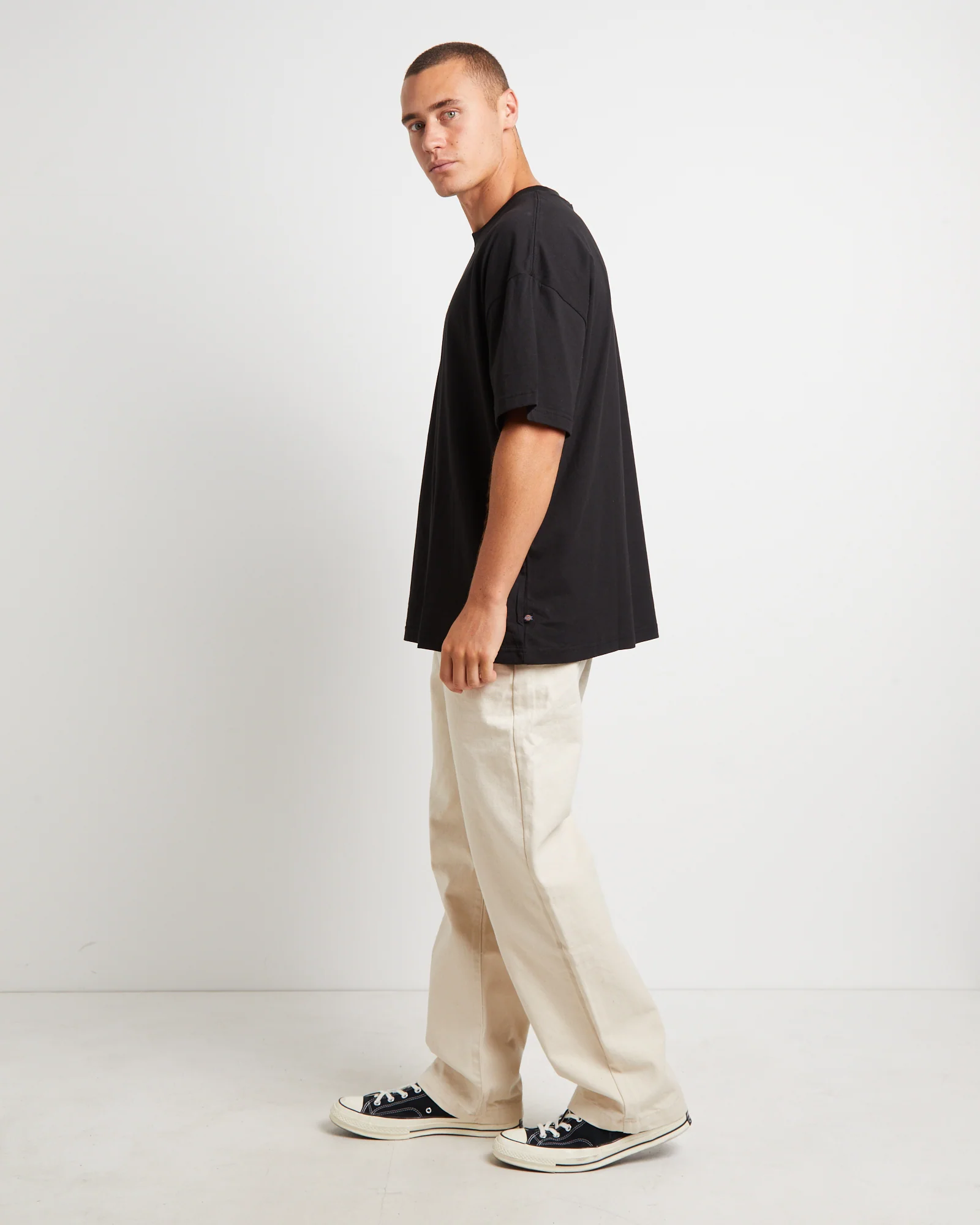 Beastly 330 Short Sleeve T-Shirt in Black - Image 4