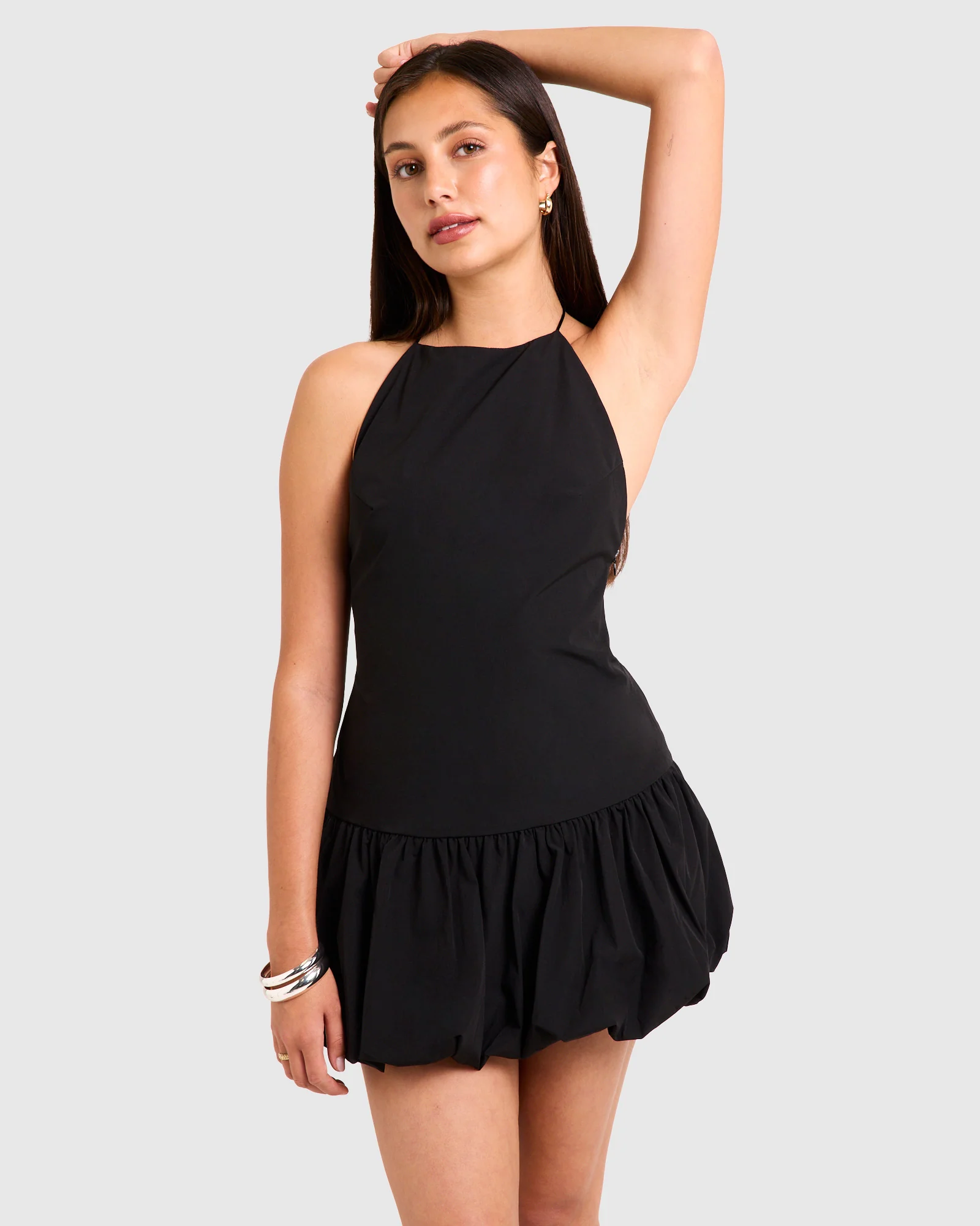 Becks Bubble Mini Dress - Image 4