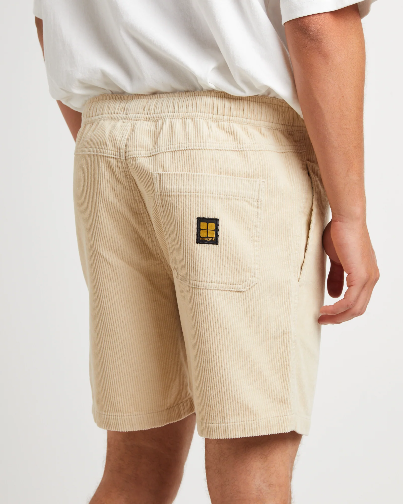 Bedford Cord Shorts in Latte - Image 6