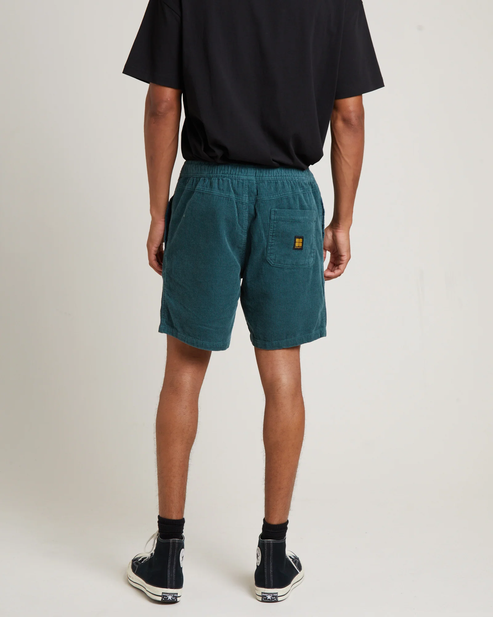 Bedford Cord Shorts in Teal - Image 5