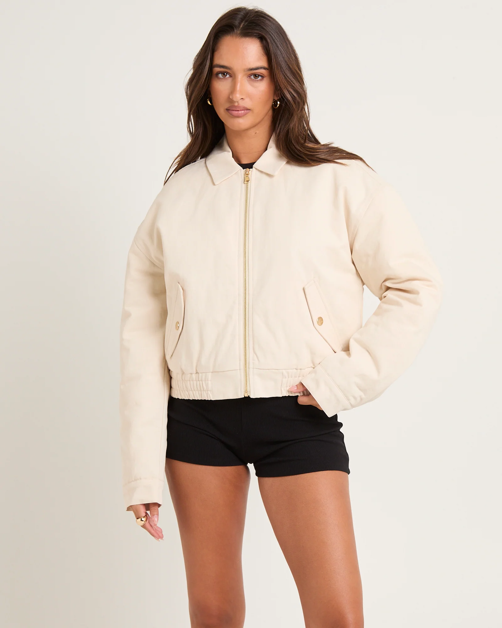 Bekky Cotton Bomber Jacket - Image 2