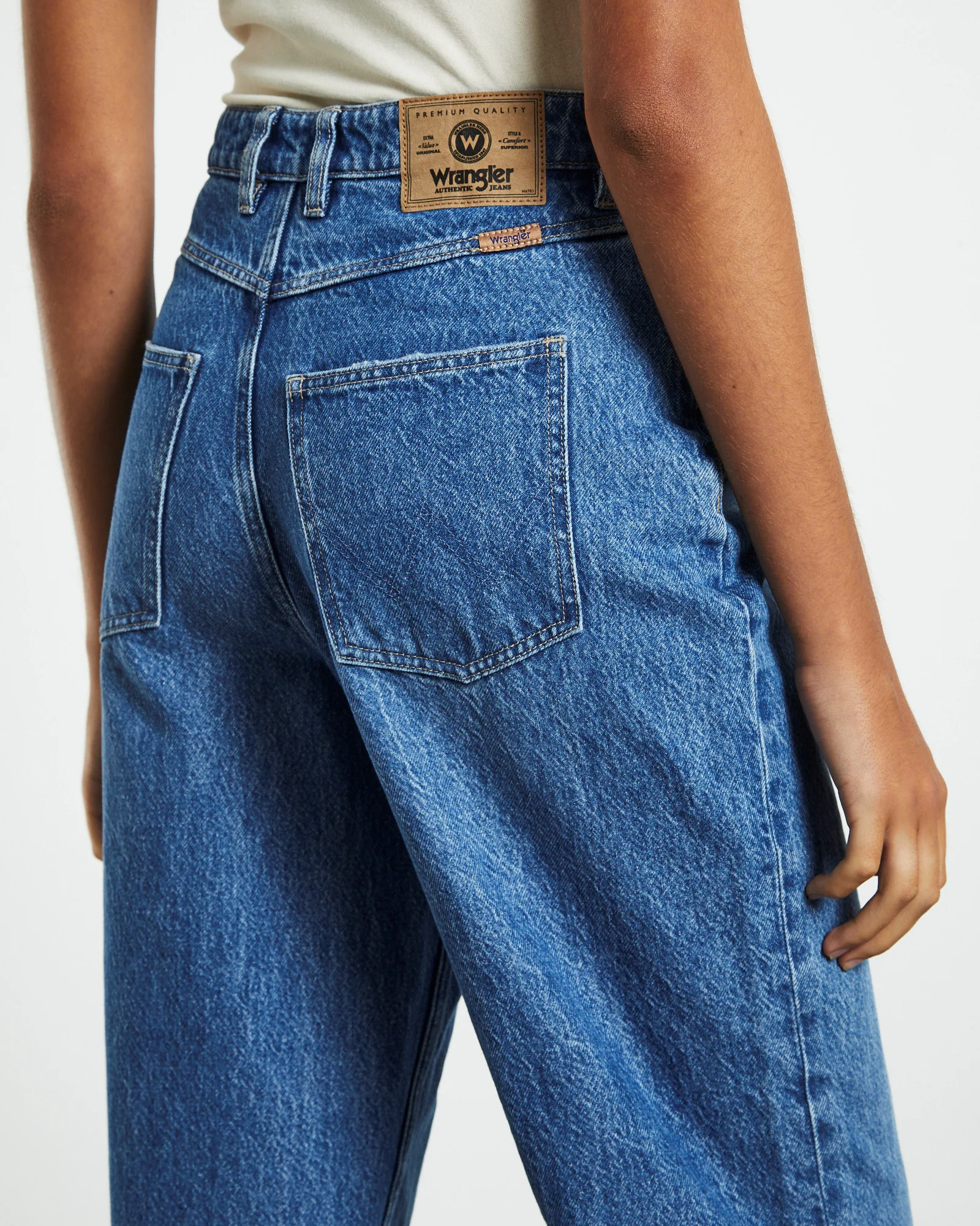 Bella Baggy Jeans Blue Flower - Image 6