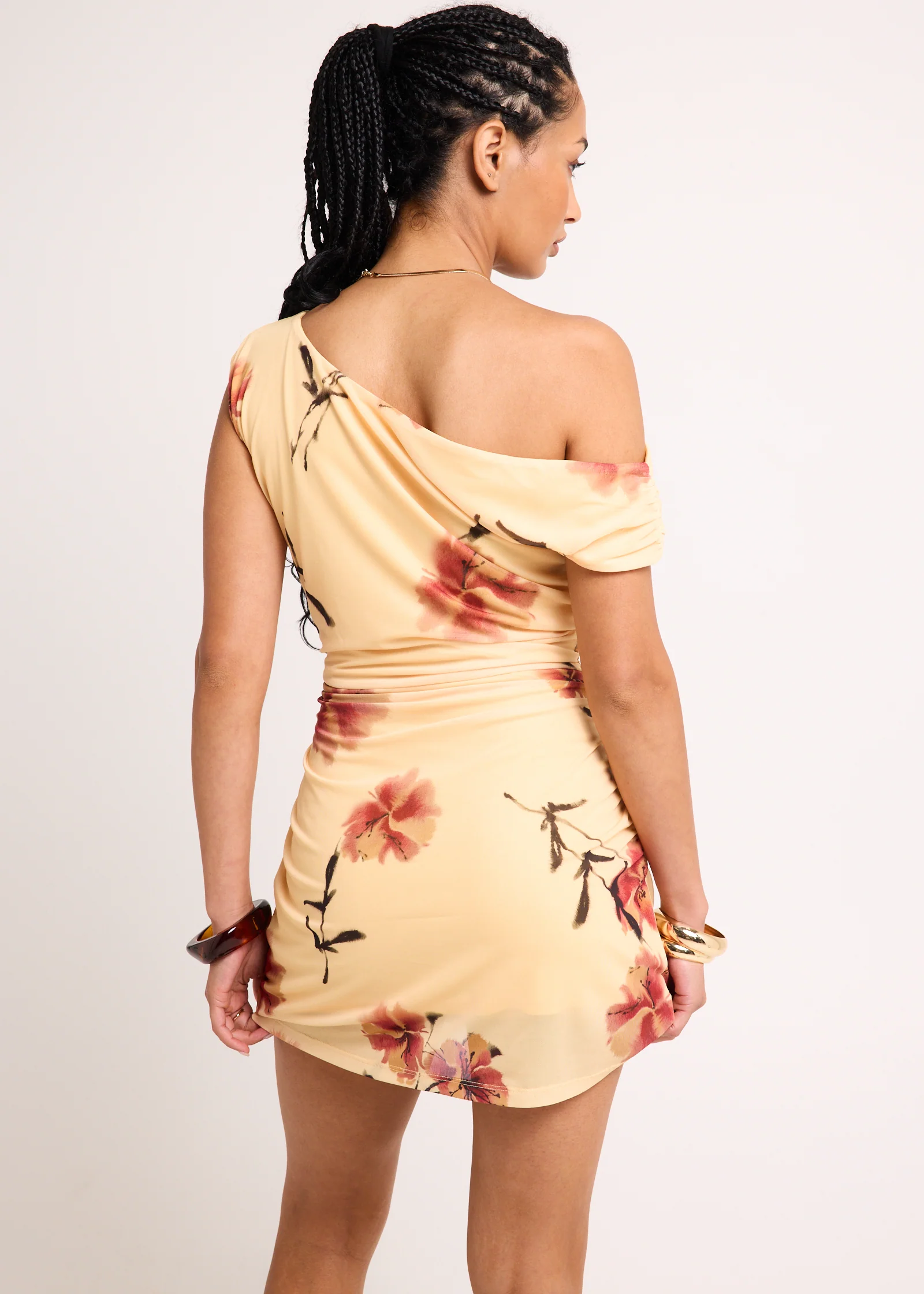 Bella Floral Mini Dress - Image 4