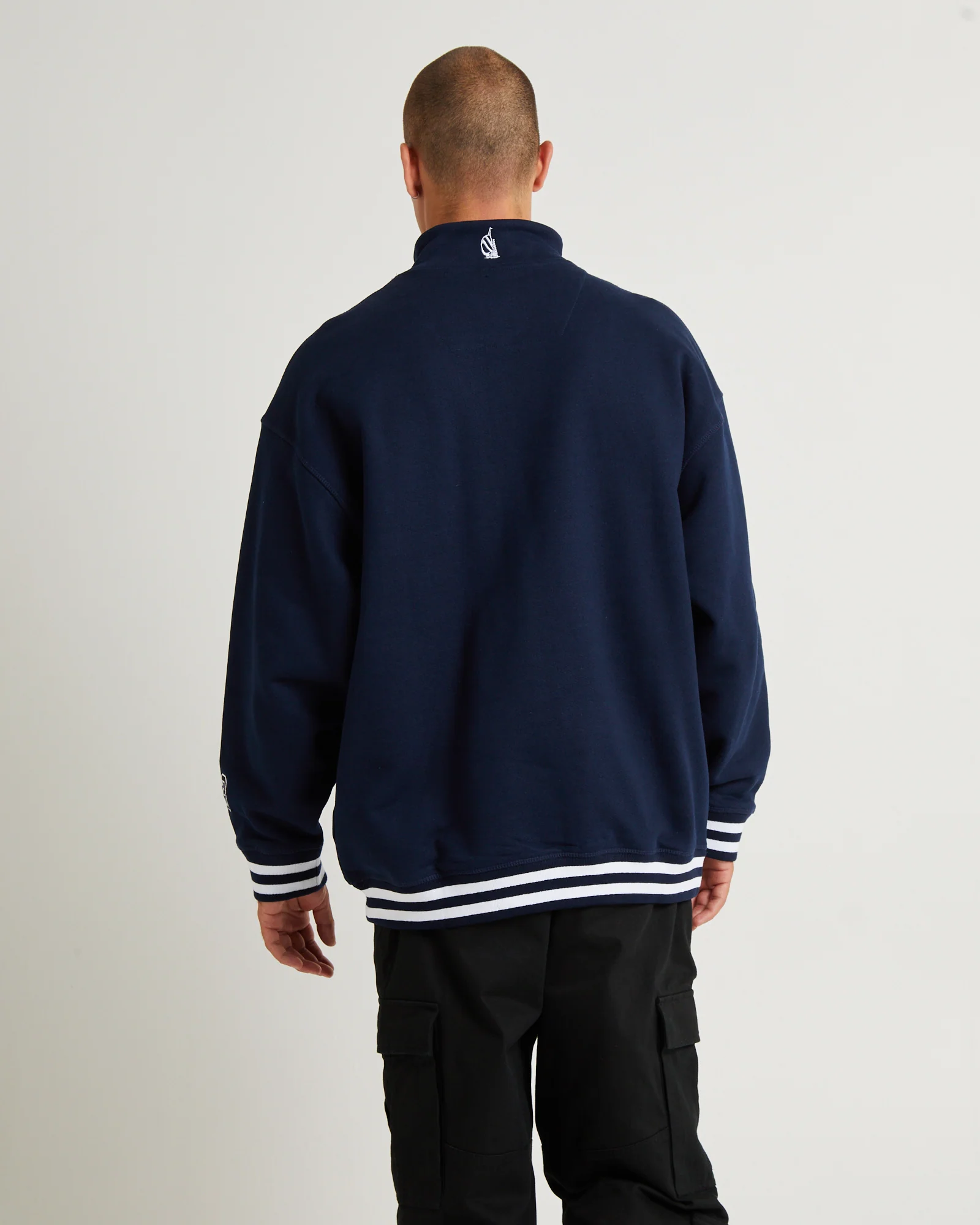 Beta 1/4 Zip Top Dark Navy - Image 2