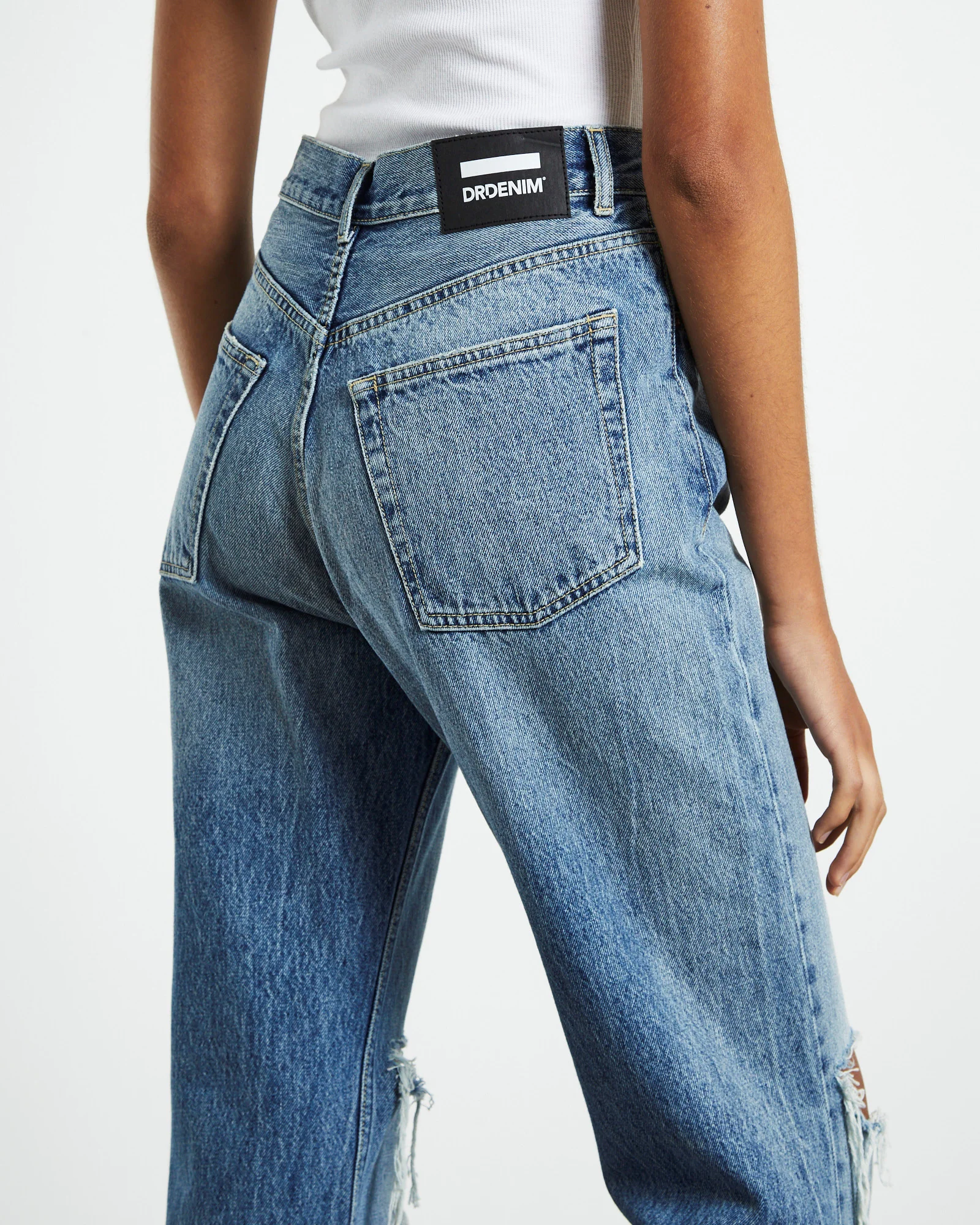 Beth Jeans Drift Mid Knee Gash - Image 6