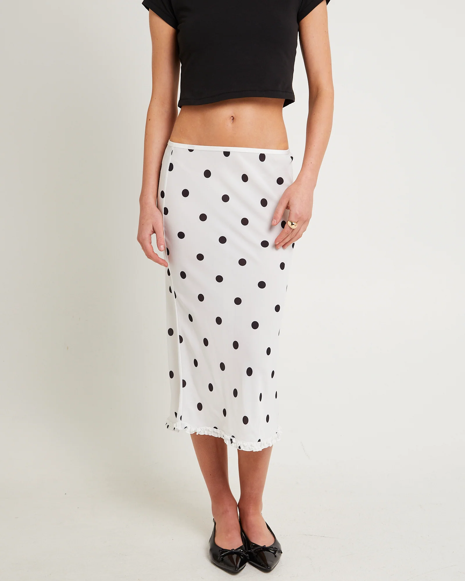Bijou Polka Midi Skirt - Image 2