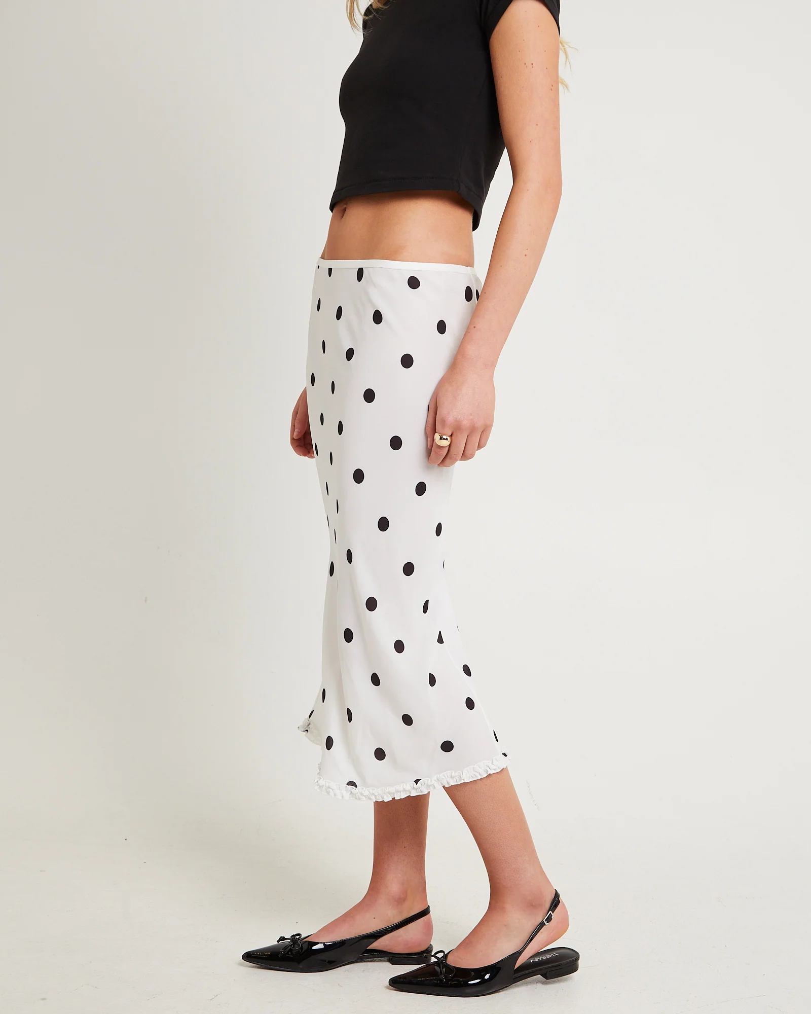 Bijou Polka Midi Skirt - Image 3