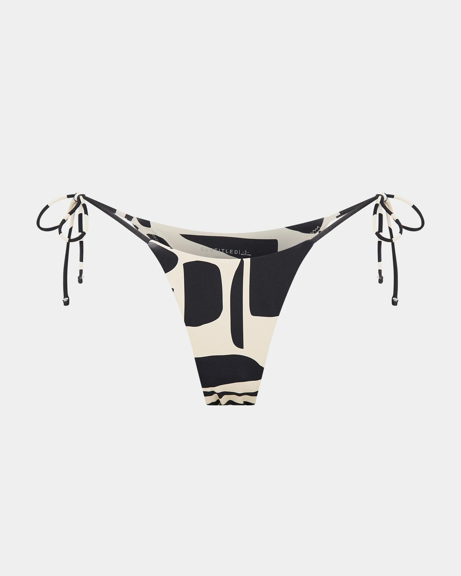 Bindi Contrast Knot Halter Bikini Set - Image 7