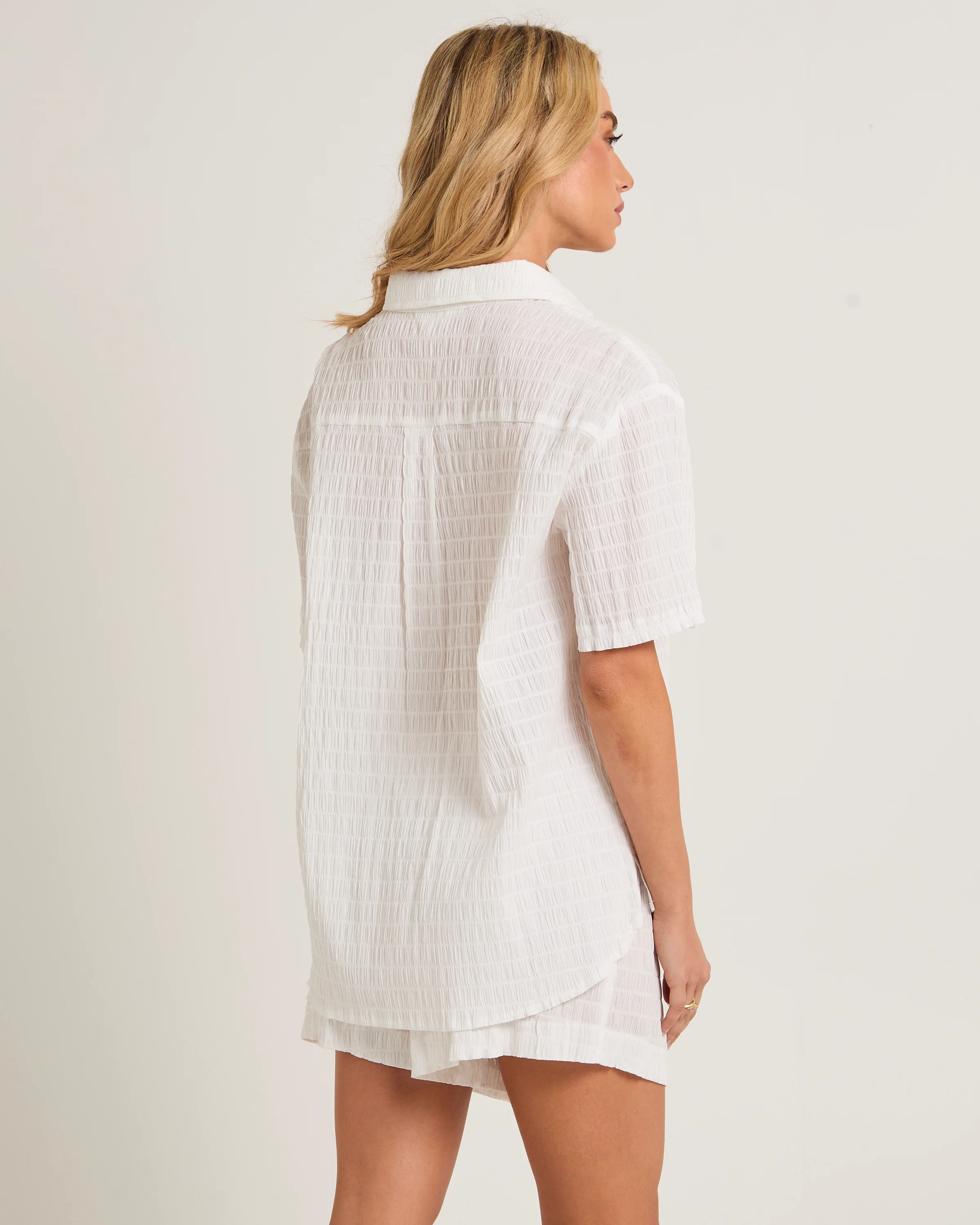Bisbee Shirred Oversized Shirt - Image 2