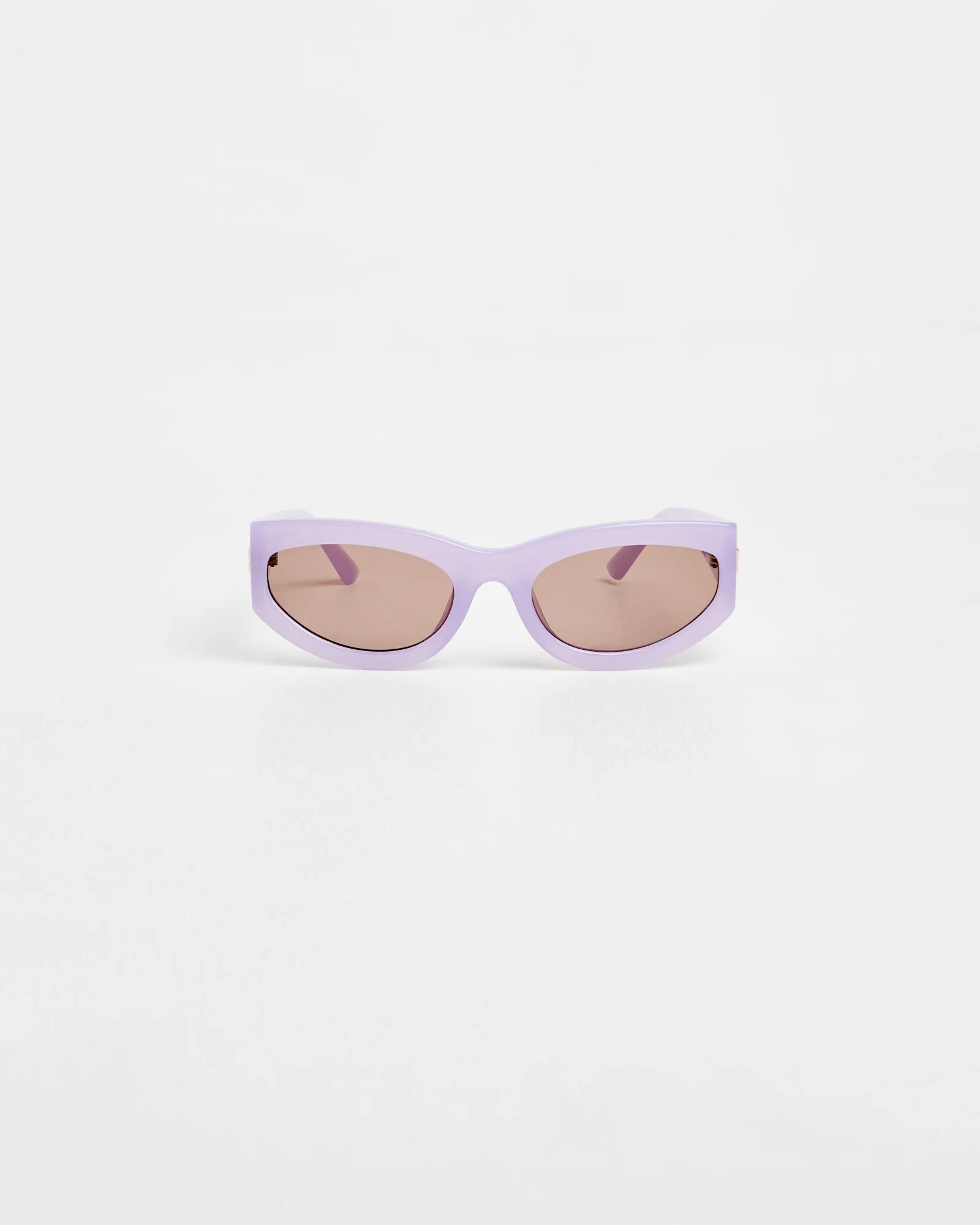 Blake Rectangle Sunglasses in Purple - Image 2