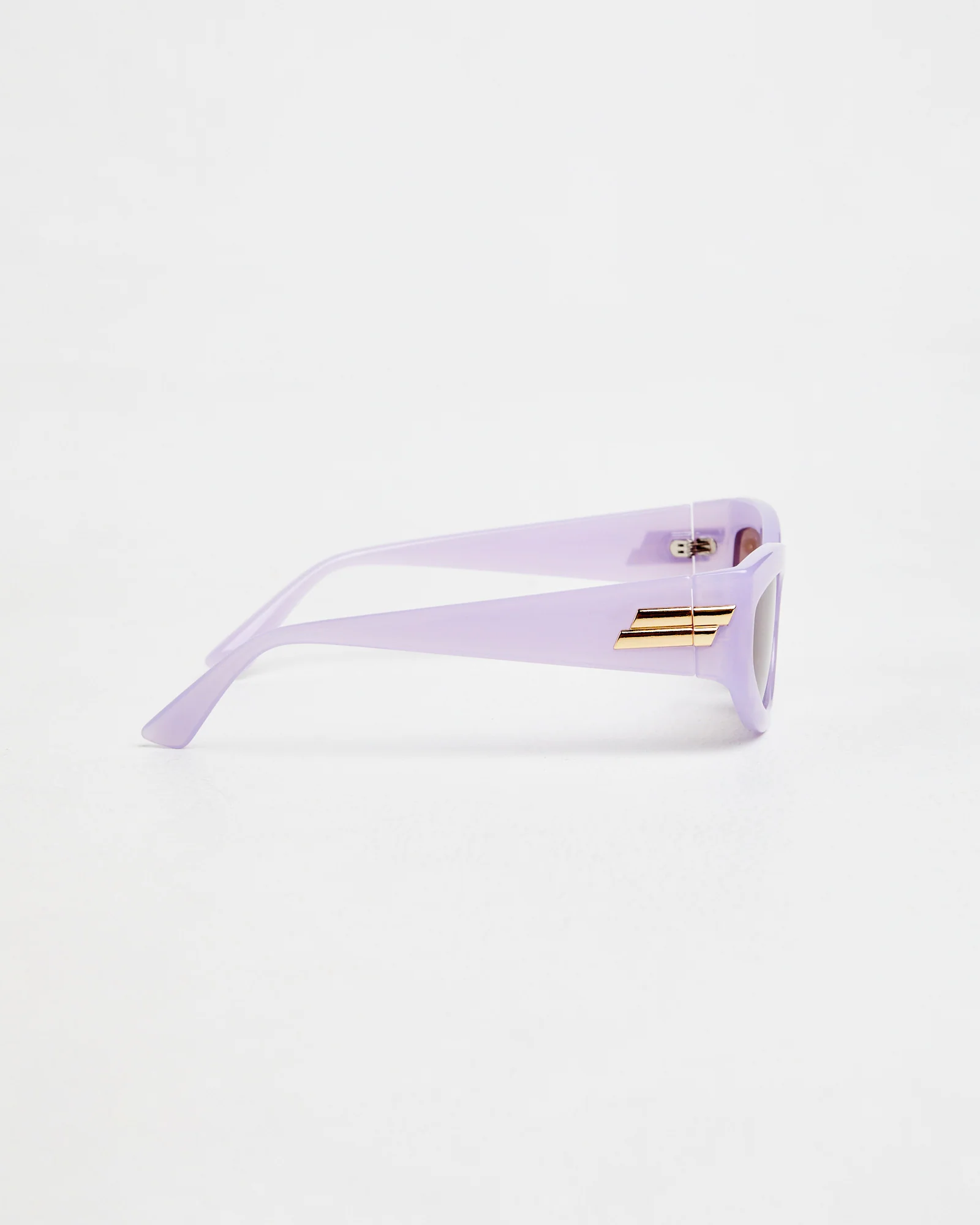 Blake Rectangle Sunglasses in Purple - Image 4