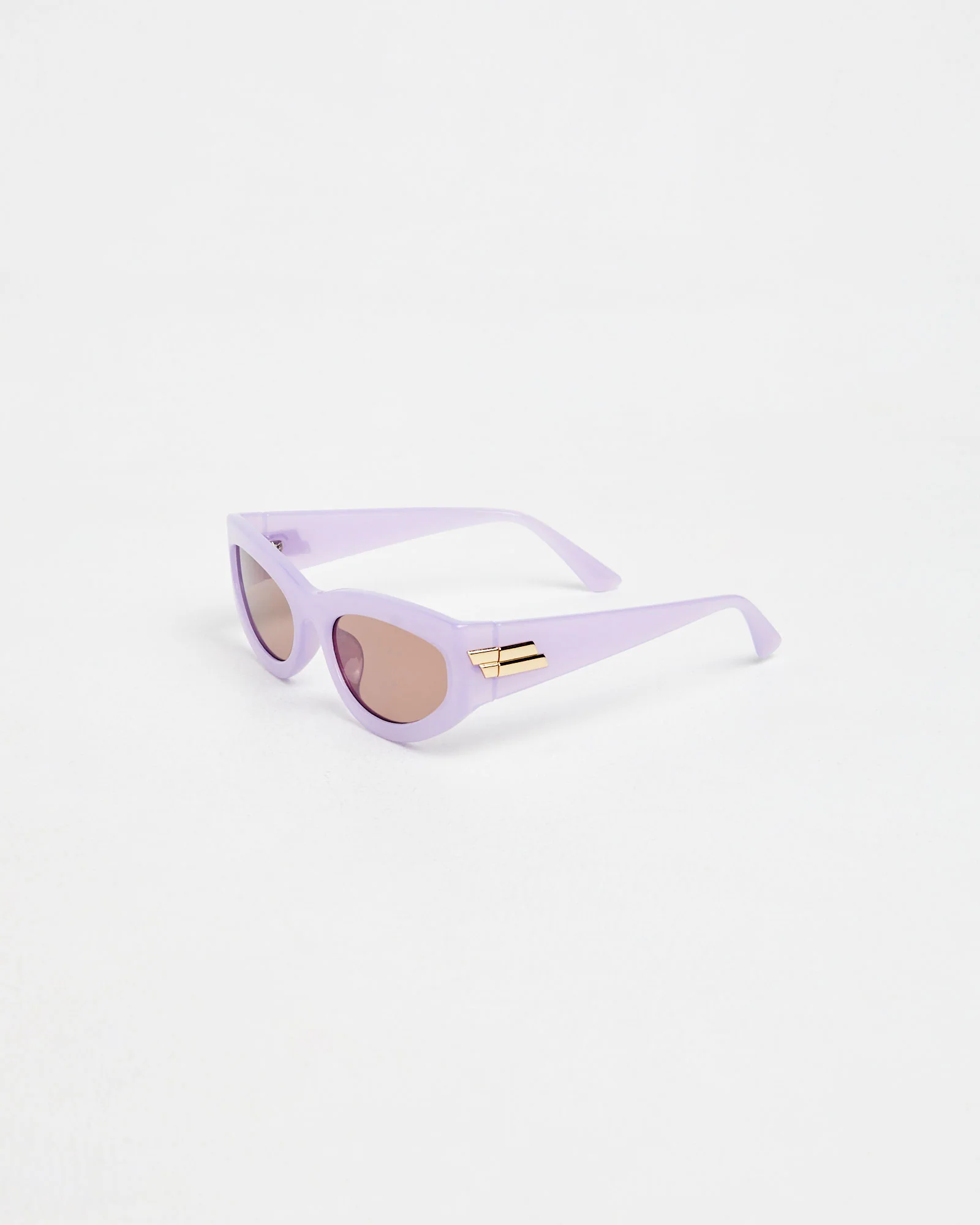 Blake Rectangle Sunglasses in Purple - Image 6