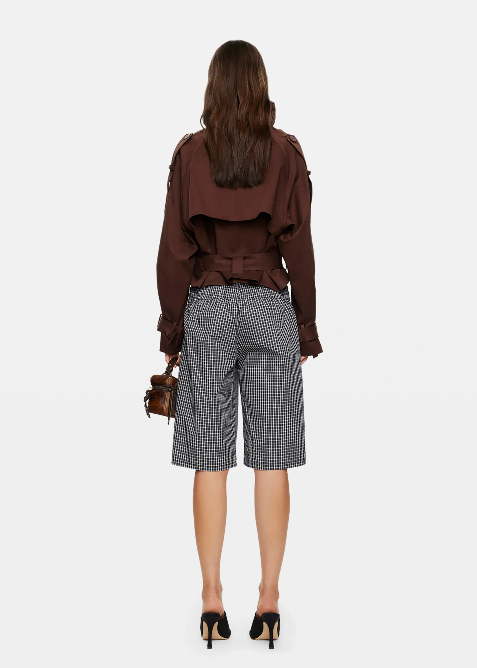 Blanc Cropped Trench - Image 2
