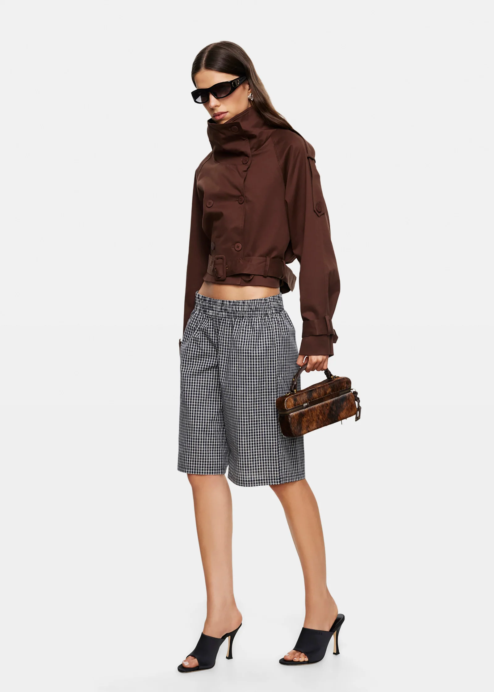 Blanc Cropped Trench - Image 3