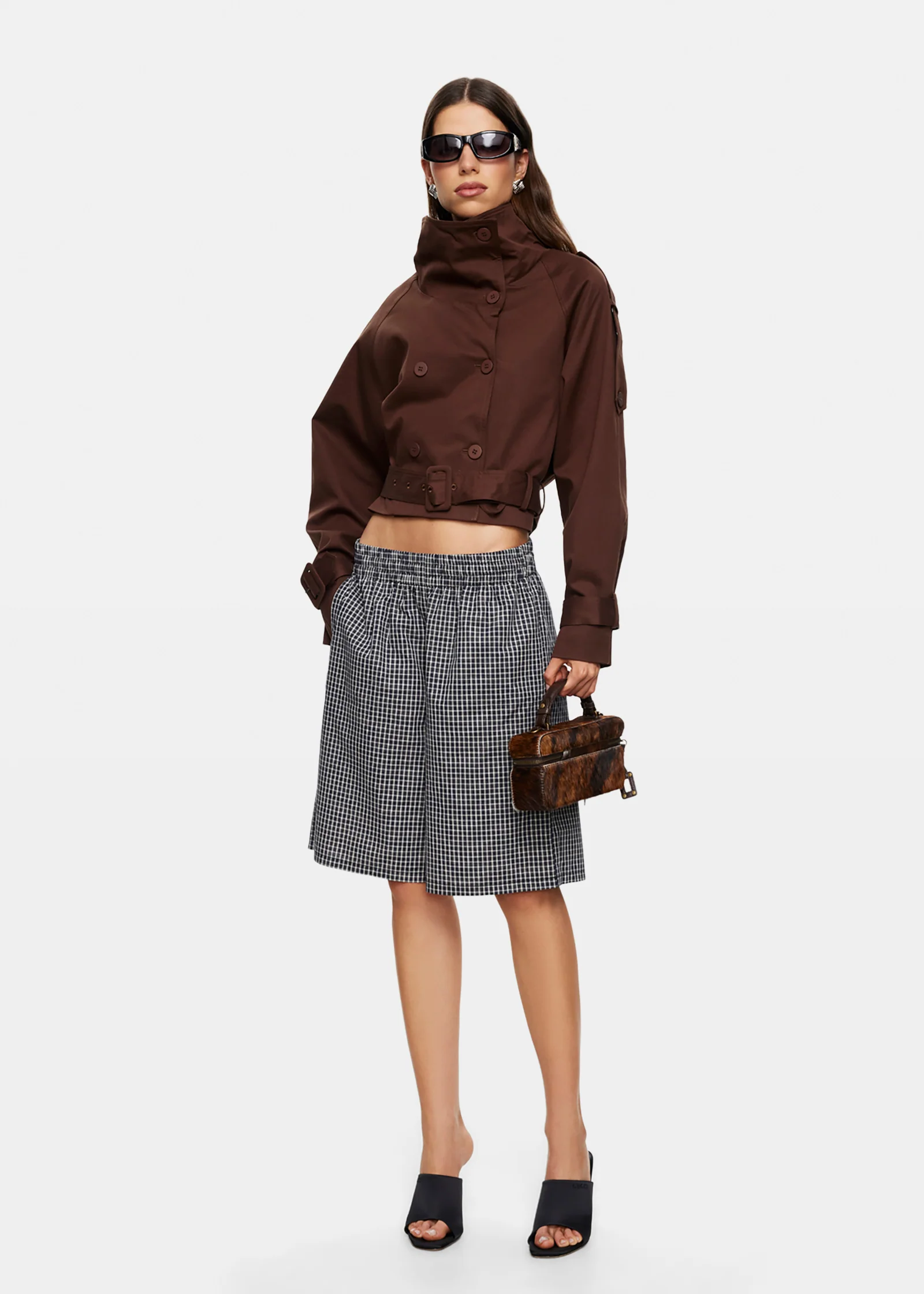 Blanc Cropped Trench - Image 4