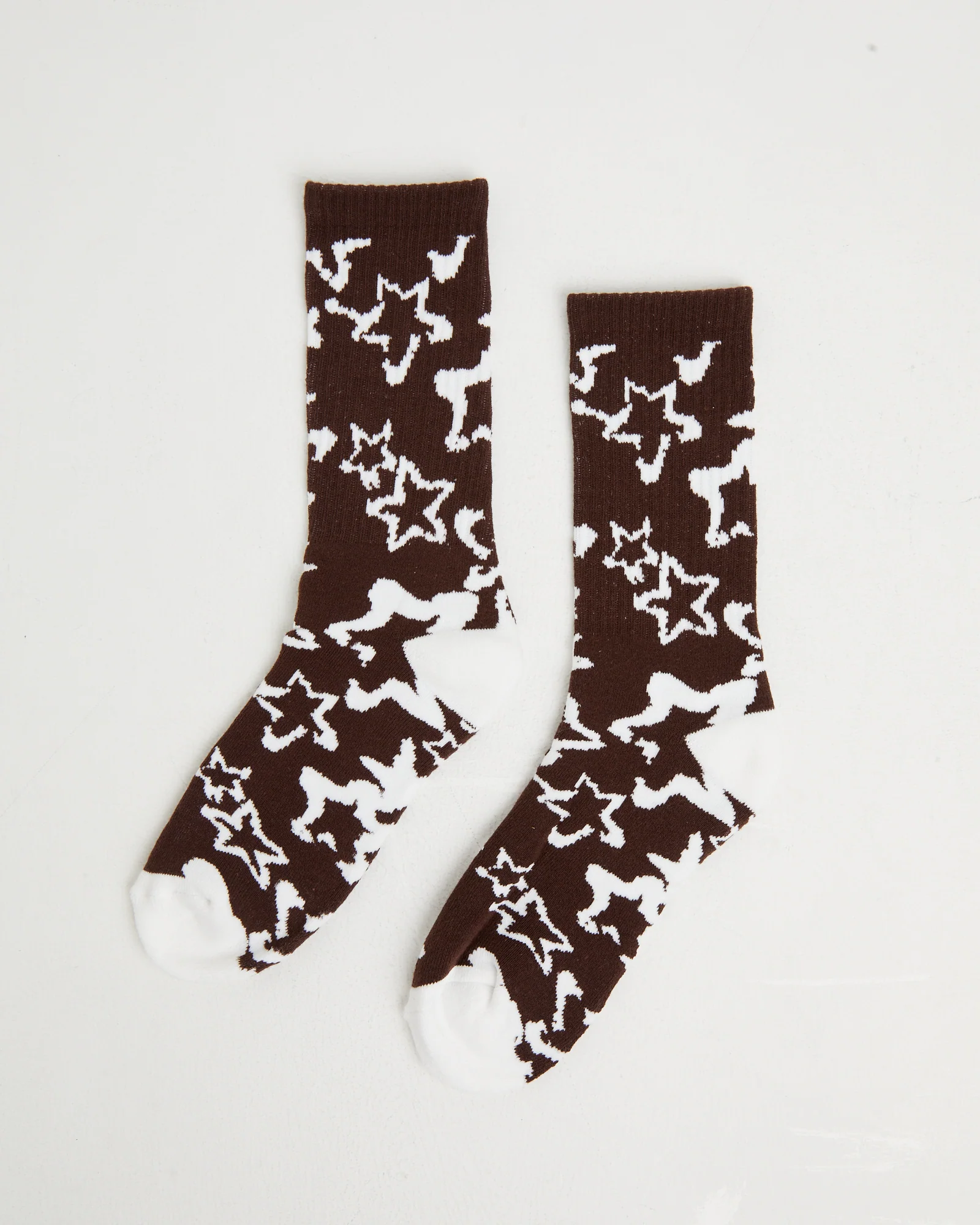 Bleached Star Socks 2 Pack in Multi - Image 3
