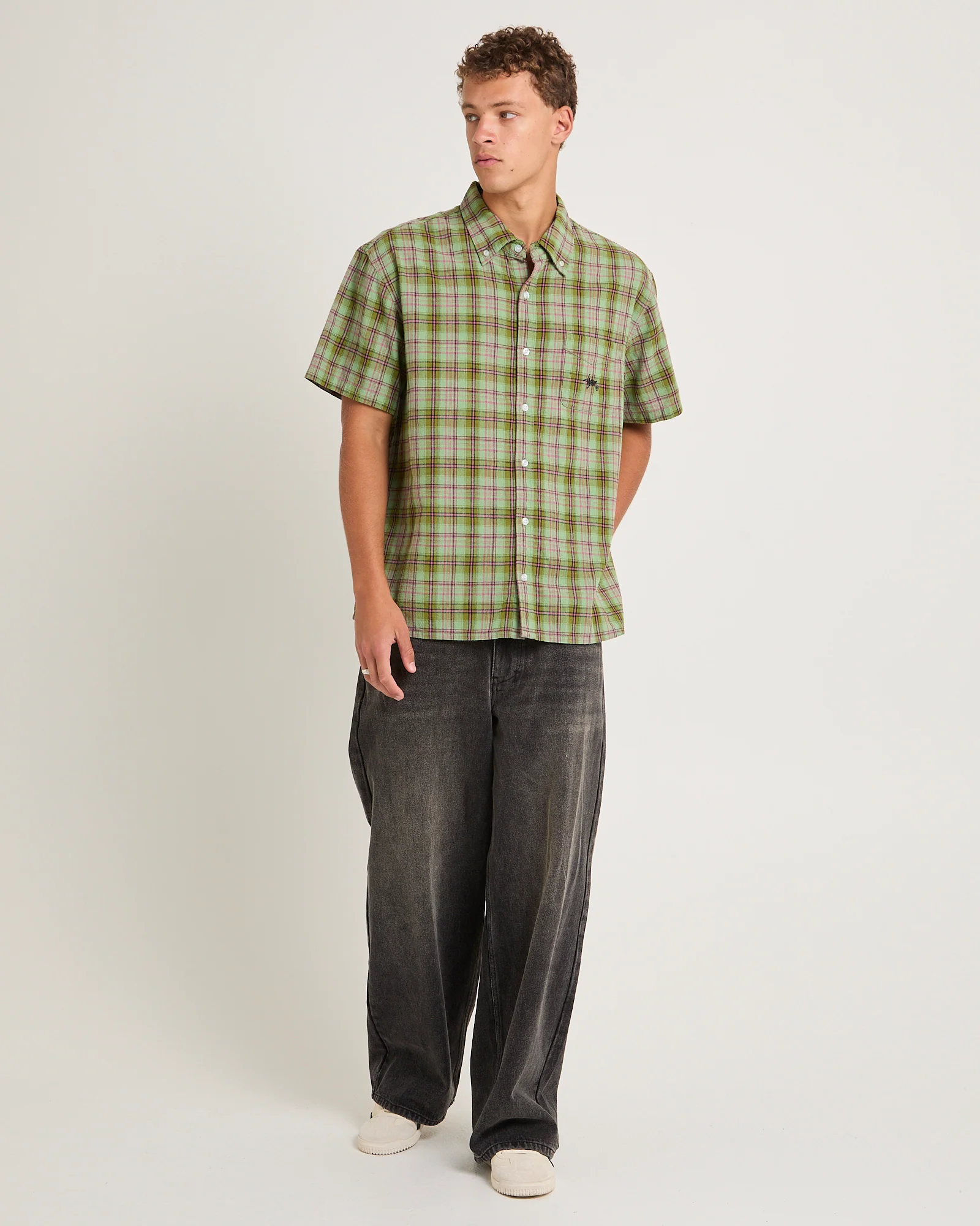 Blend Check Short Sleeve Shirt - Image 3