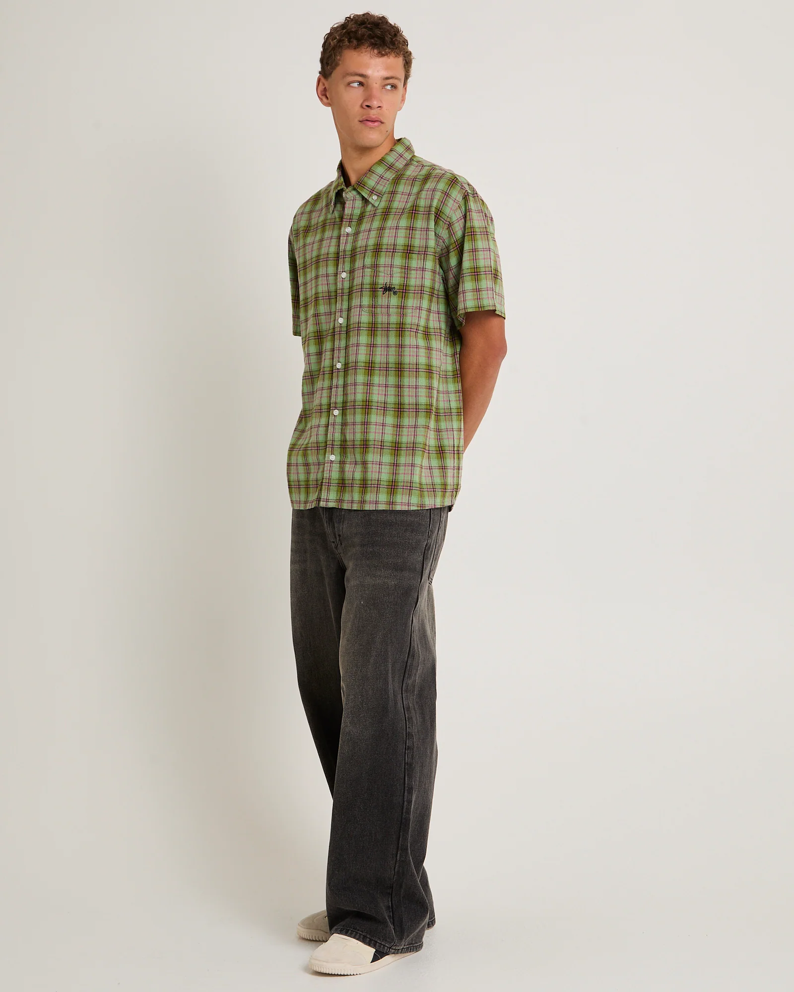 Blend Check Short Sleeve Shirt - Image 4