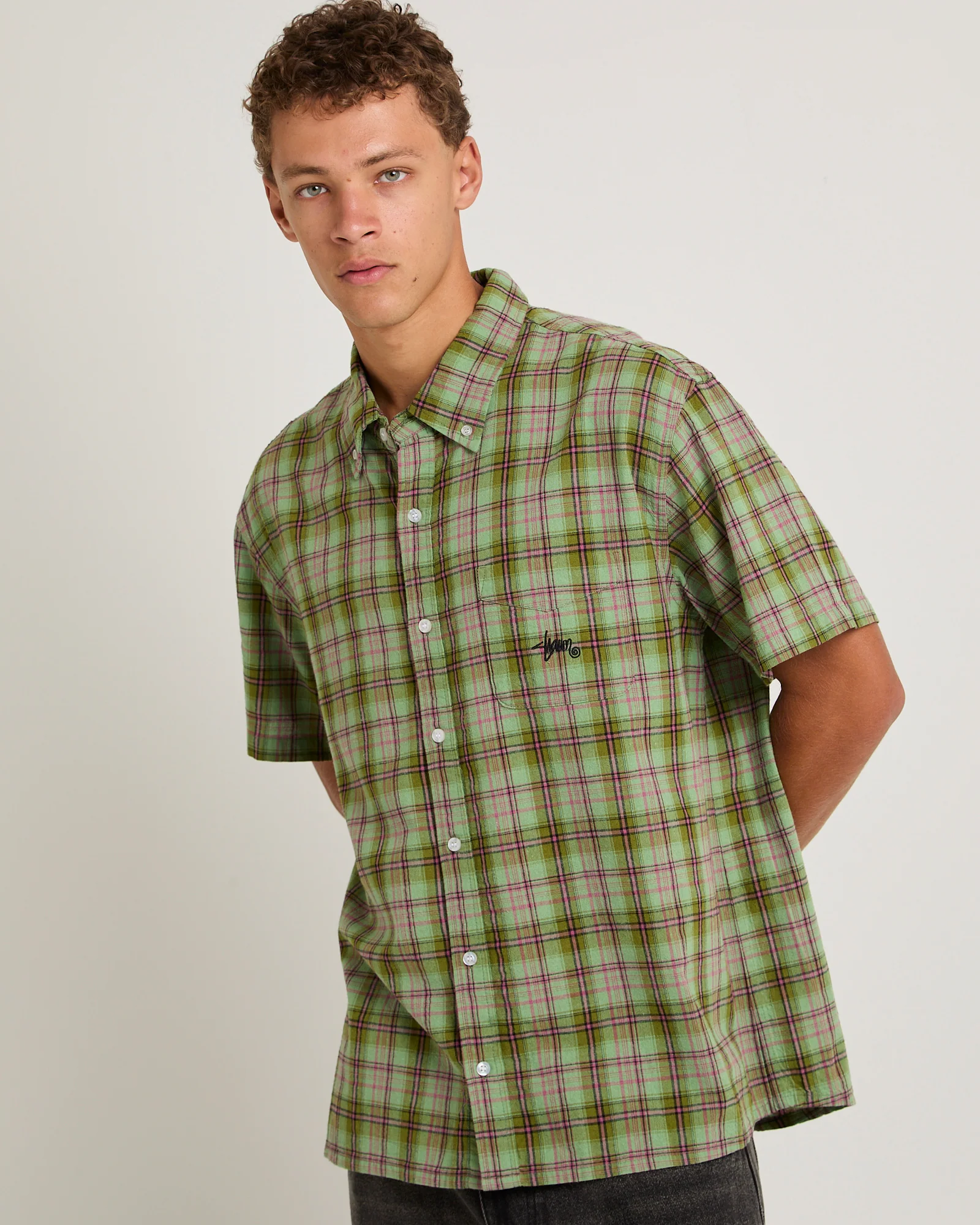 Blend Check Short Sleeve Shirt - Image 5